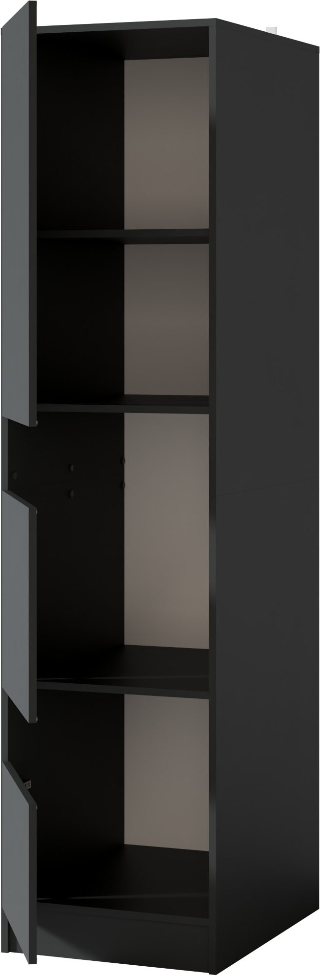 BASIC by Balculina Wäscheschrank »Washhome B/T/H 50x200x68 cm« 1 Stk. tlg. Breite 50cm, höhenverstellbare Metallfüsse
