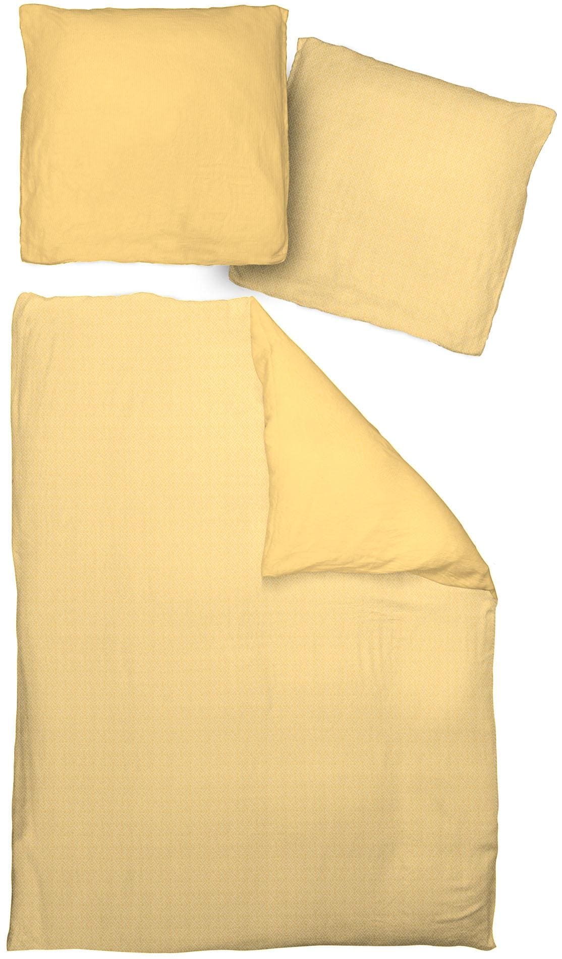 Adam Linge de lit »Graphic Ventusl light« 2 cuis aus 100 % Bio-Baumwolle, 2 teilig - Bettwäsche Set