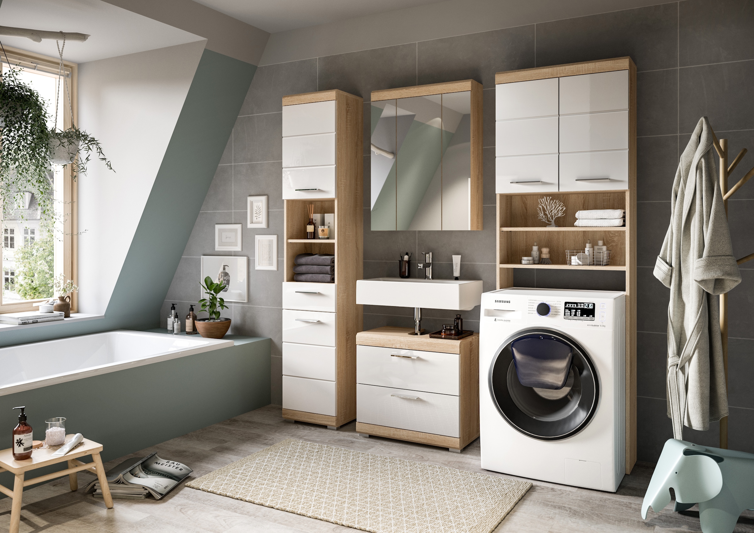 INOSIGN Badmöbel-Set »Siena, 4 teilig, bestehend aus:« Set, TOPSELLER!, 4 Stk. tlg.