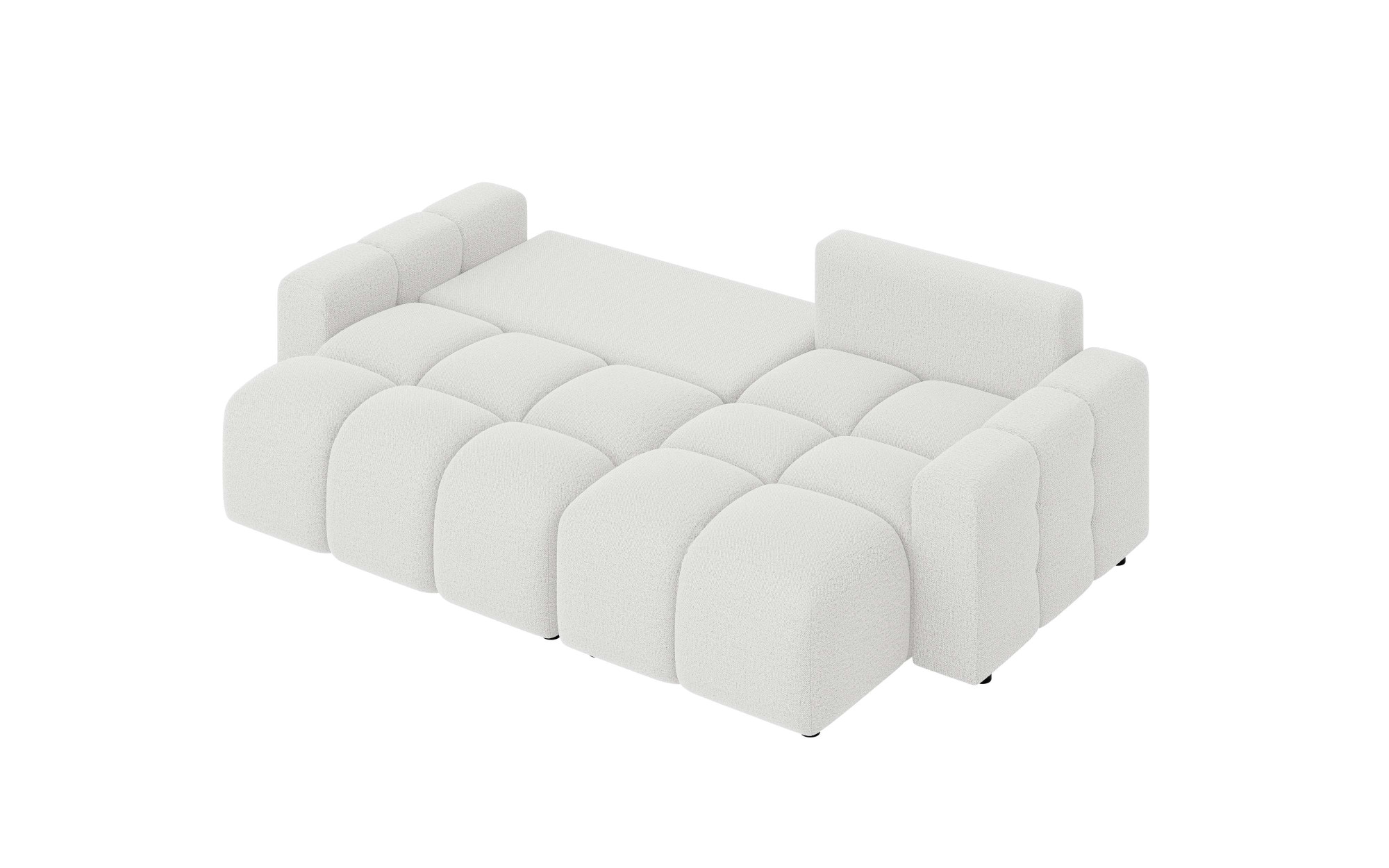 Home affaire Ecksofa »FELICI, Schlafsofa 233cm, L-Form mit Recamiere beidseitig montierbar« Designsofa mit Bettfunktion und Bettkasten, Masse B/T/H: 233/142/88 cm