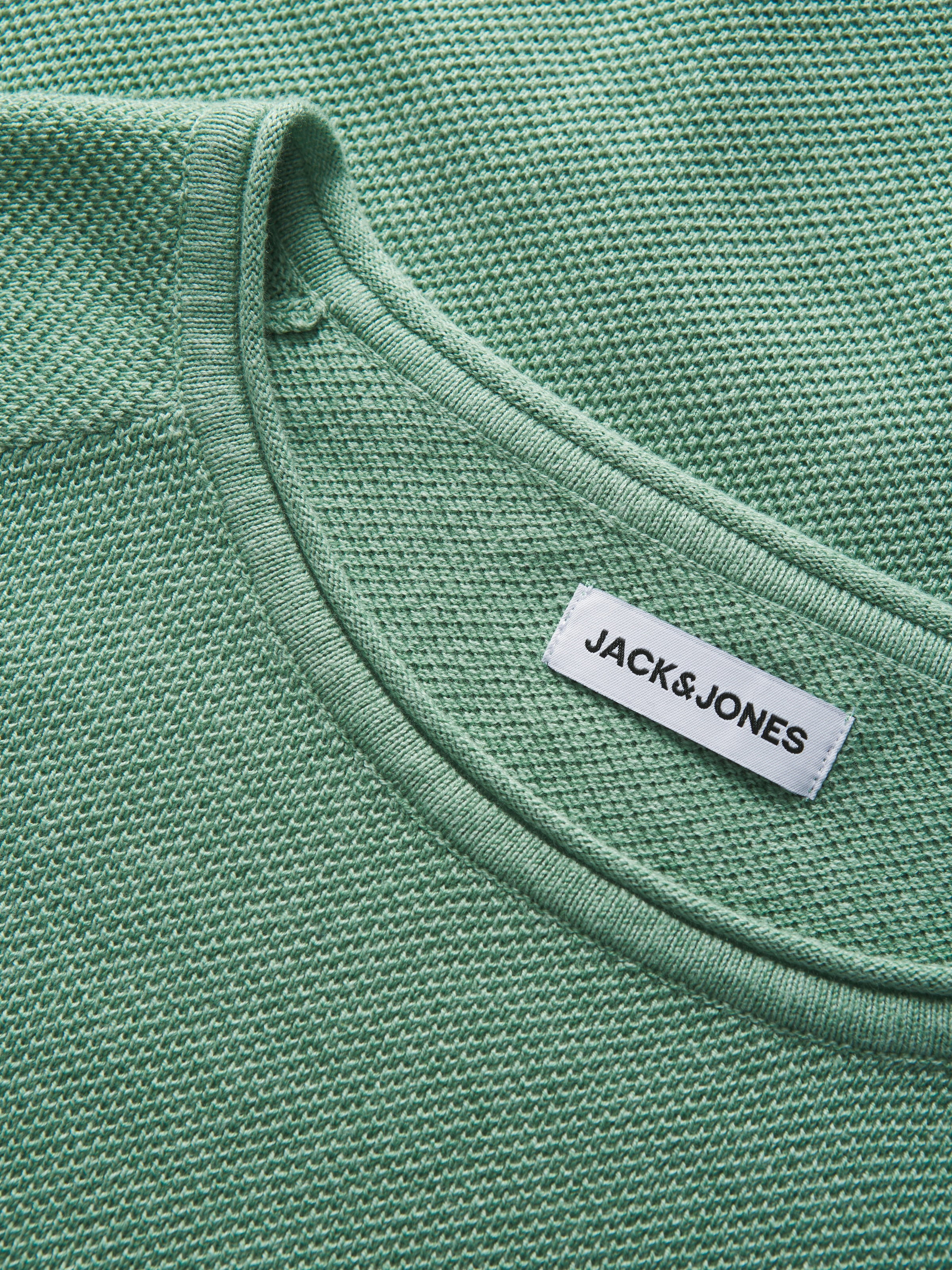 Jack & Jones Rundhalspullover »JJEHILL KNIT CREW NECK NOOS« Baumwolle, regular fit