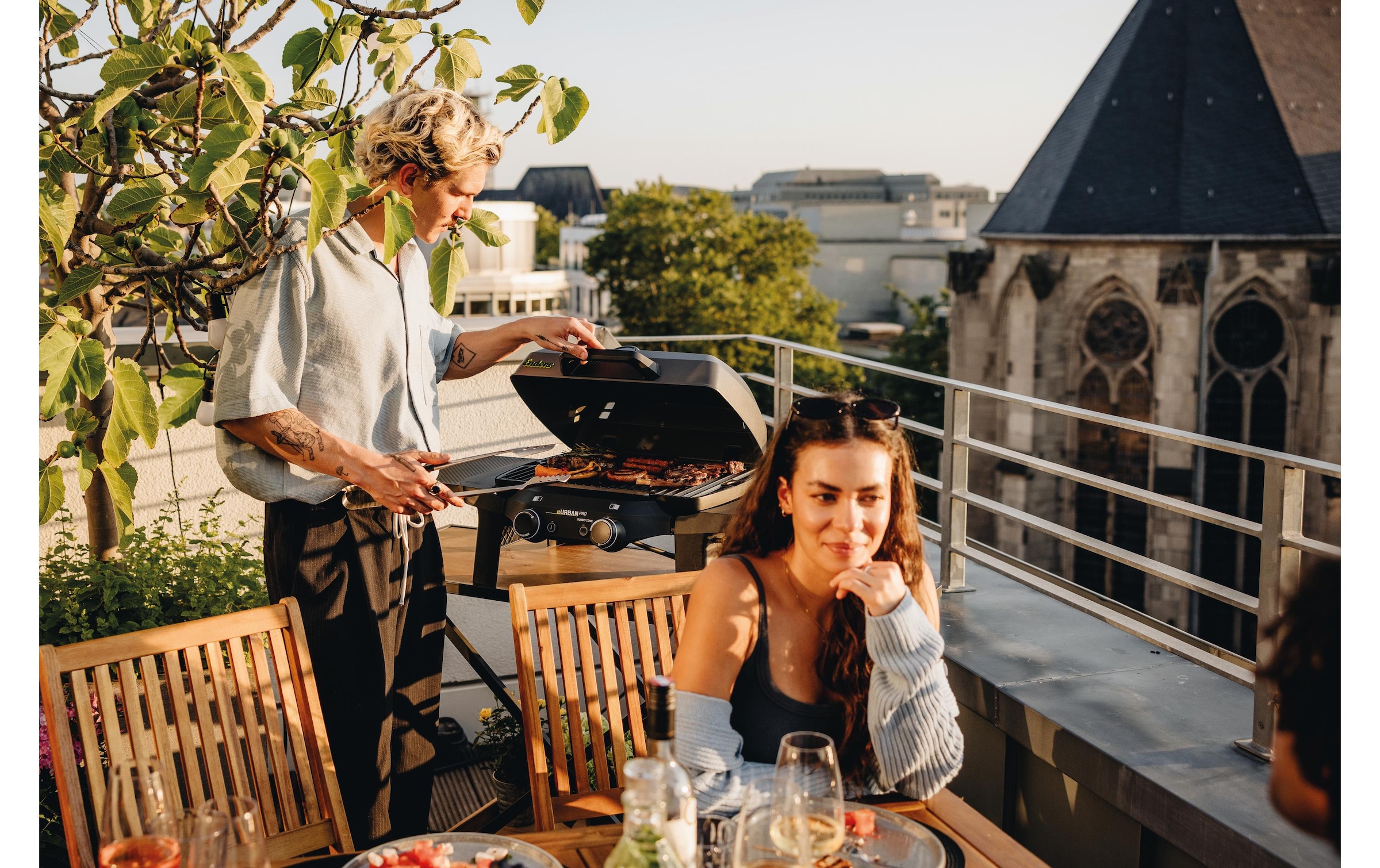 Enders® Barbecue de table »eUrban Pro 2 Turbo« 2200 W
