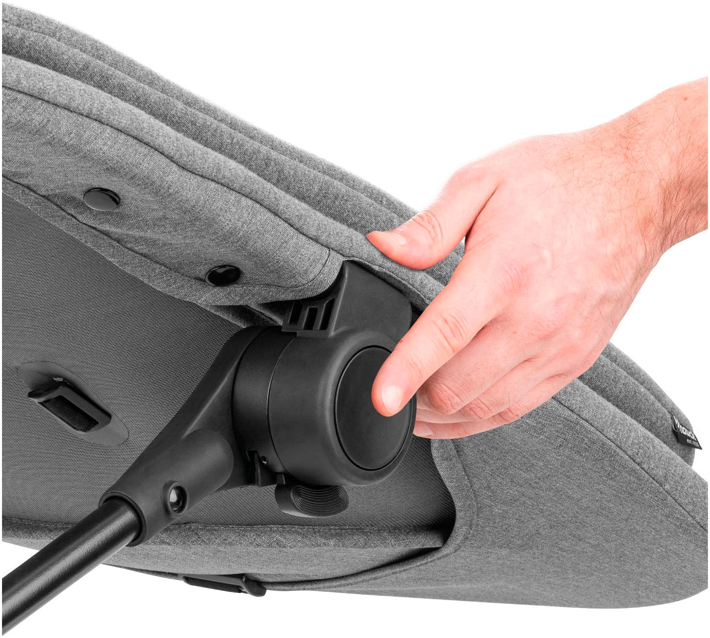 Hauck Transat pour bébé »Highchair Bouncer, Dark Grey Melange« bis 9 kilos für Alpha+, Beta+,  Arketa