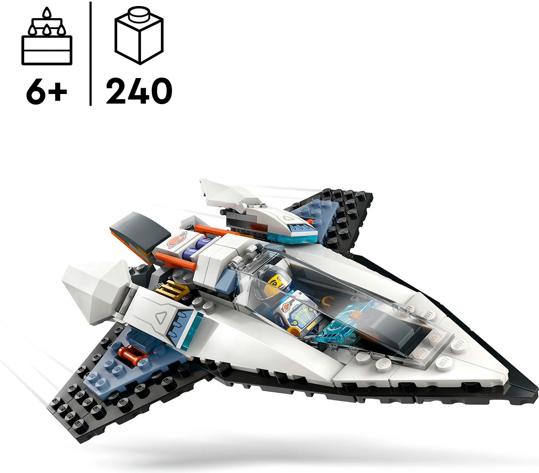 LEGO® Pions de construction »Raumschiff (60430), LEGO City« Made in Europe