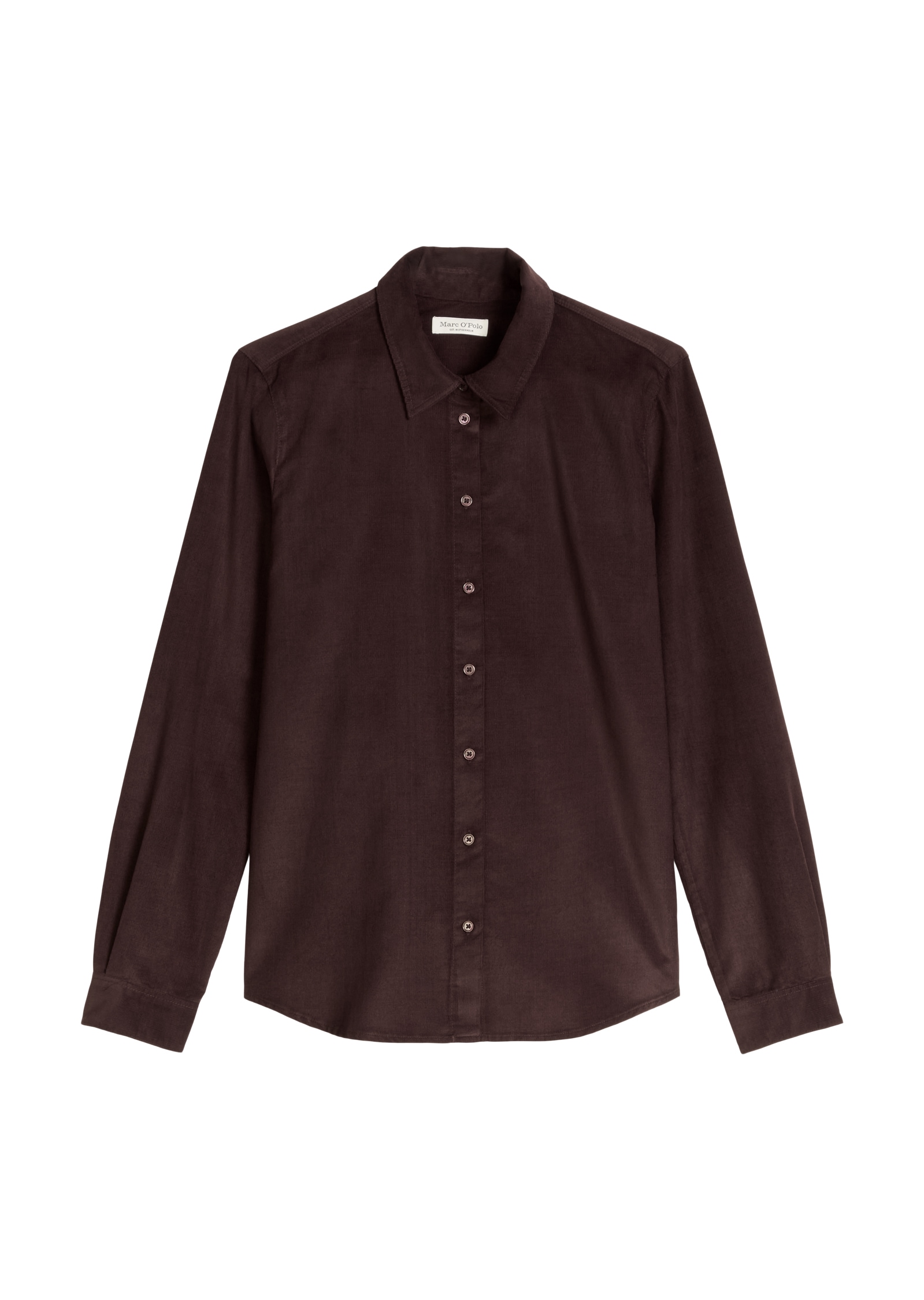 Marc O'Polo Blouse à manches longues regular en velours côtelé doux