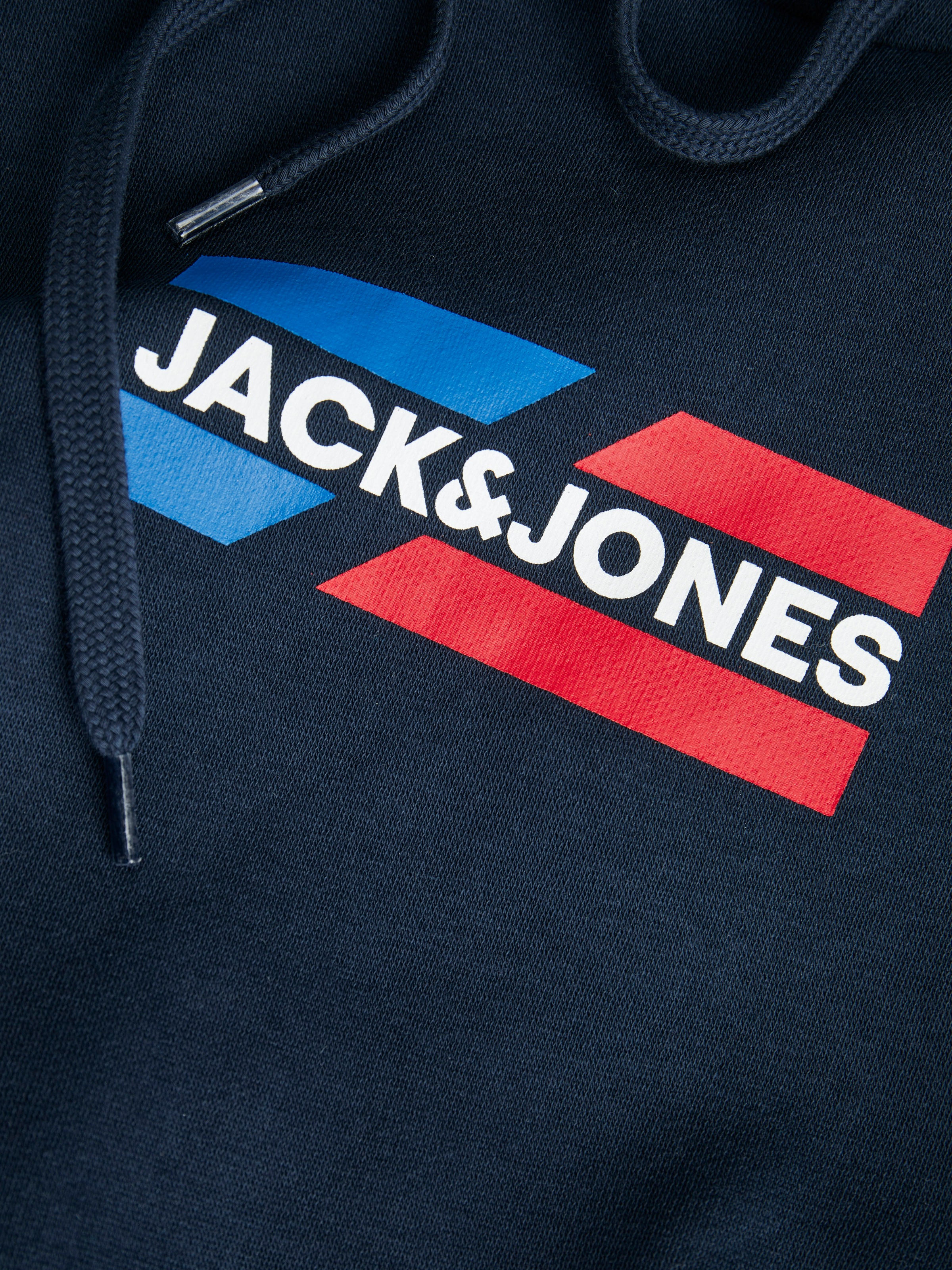 Jack & Jones Sweat à capuche »JJECORP GRAPHIC SWEAT HOOD NOOS«, mit Logo Print
