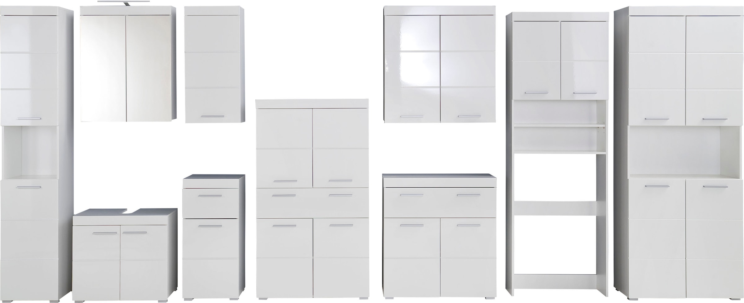 welltime Armoire basse »Avena« Armoire sur pied avec 2 portes, 1 tiroir - (L/P/H) 73/31/79 cm