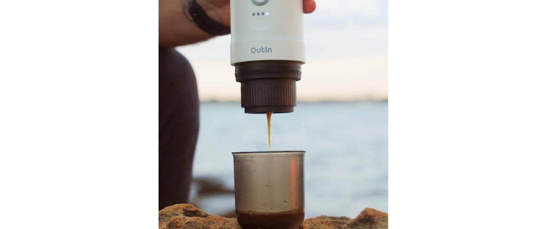   Reisekaffeemaschine »OUTIN Nano« Tragbare Espressomaschine