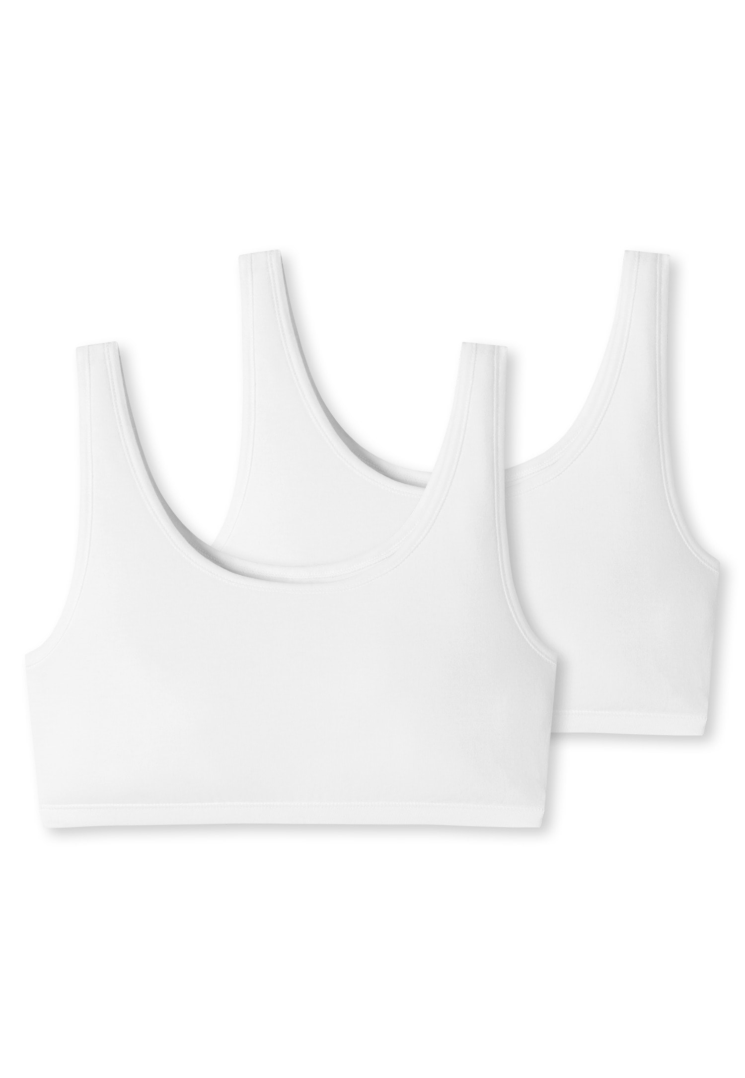 uncover by SCHIESSER Bustier »Uncover Cotton« bretelles larges, mélange coton, élastique, doux