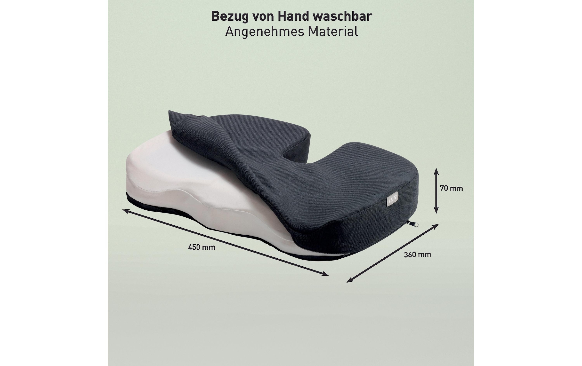 LEITZ Coussin chauffant pour siège »Leitz iComfi Beheizbares Ergo Sitzkissen «