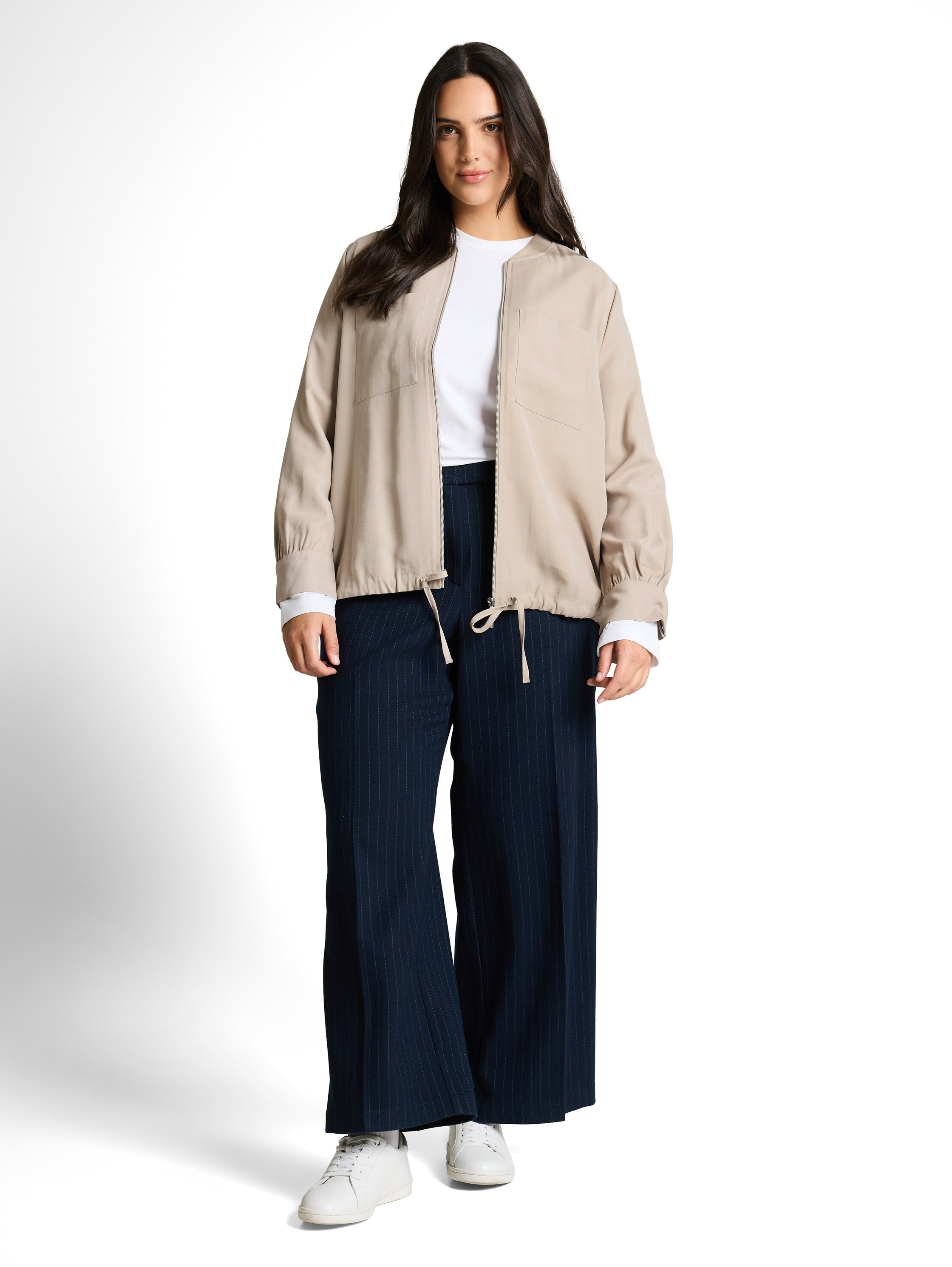 TOM TAILOR PLUS Jackenblazer mit Tunnelzug