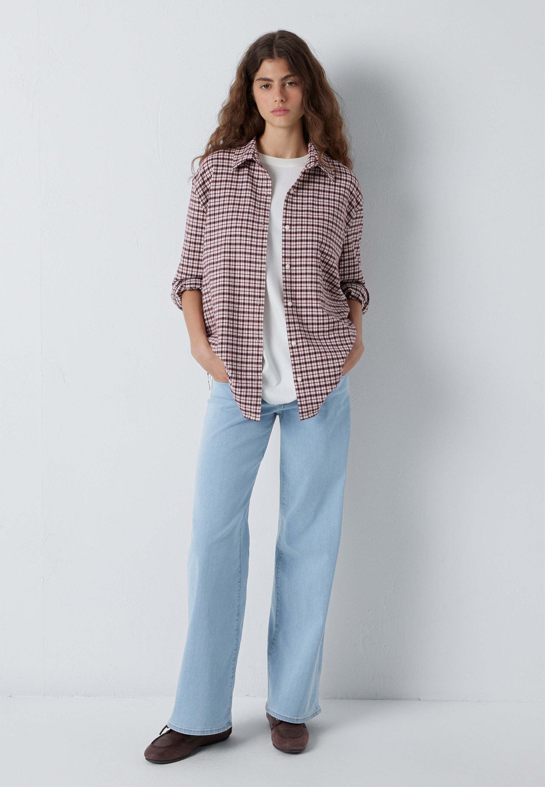 Mavi Blouse à manches longues »Mavi Langarmbluse Check«