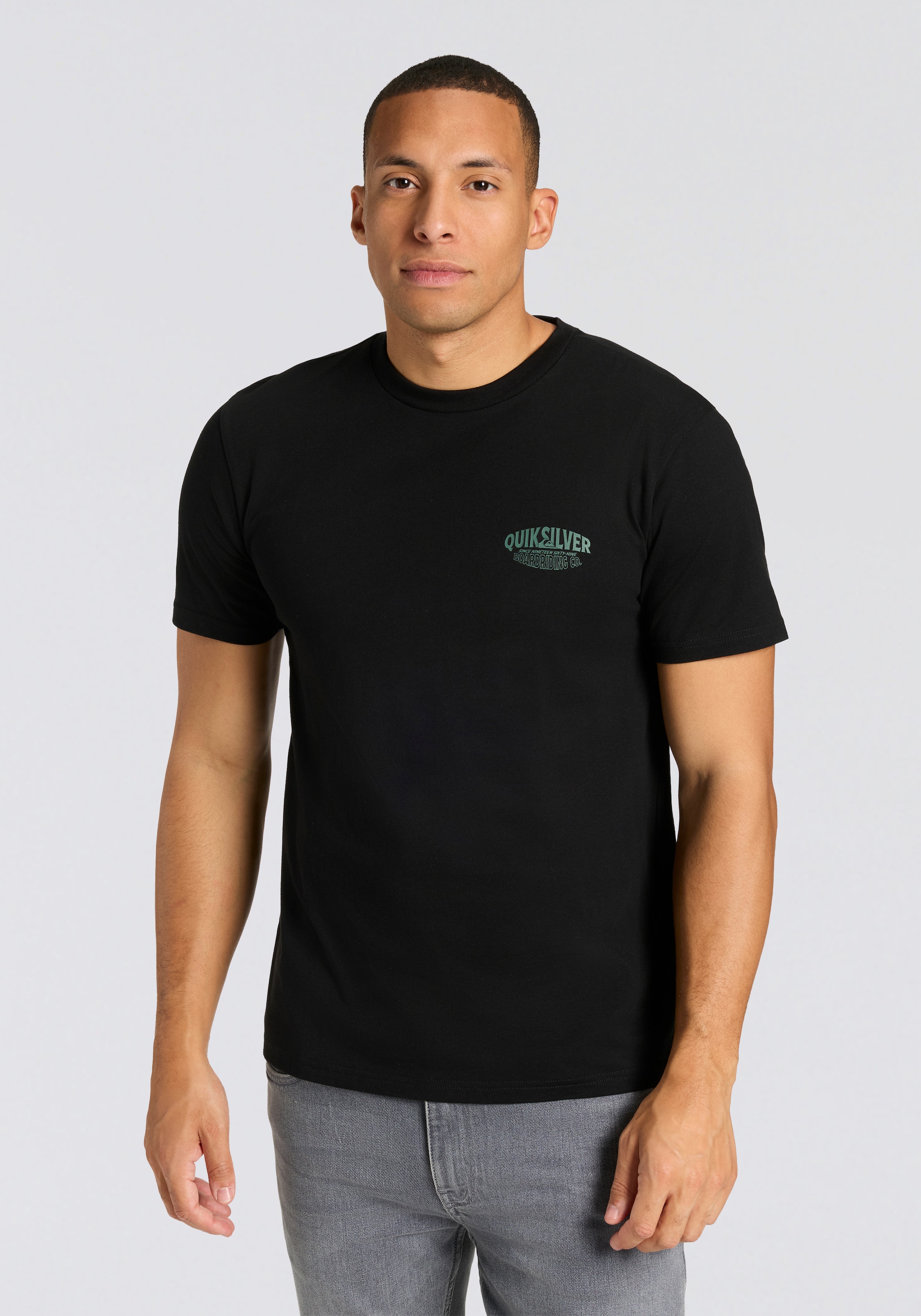 Quiksilver T-Shirt »RUGGED PACK« 2 tlg. Kurzarm, 2er-Pack, aus Baumwolle, auch in grossen Grössen