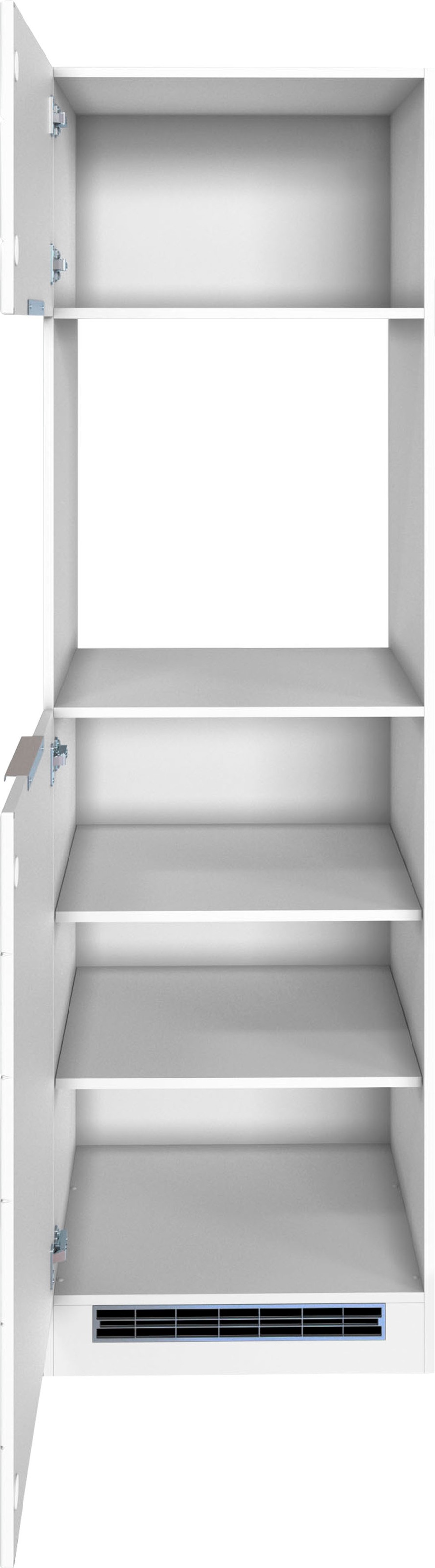 KOCHSTATION Armoire d'encastrement pour four »KS-Luhe« 60 cm de large, façades MDF de haute qualité avec lisse horizontale