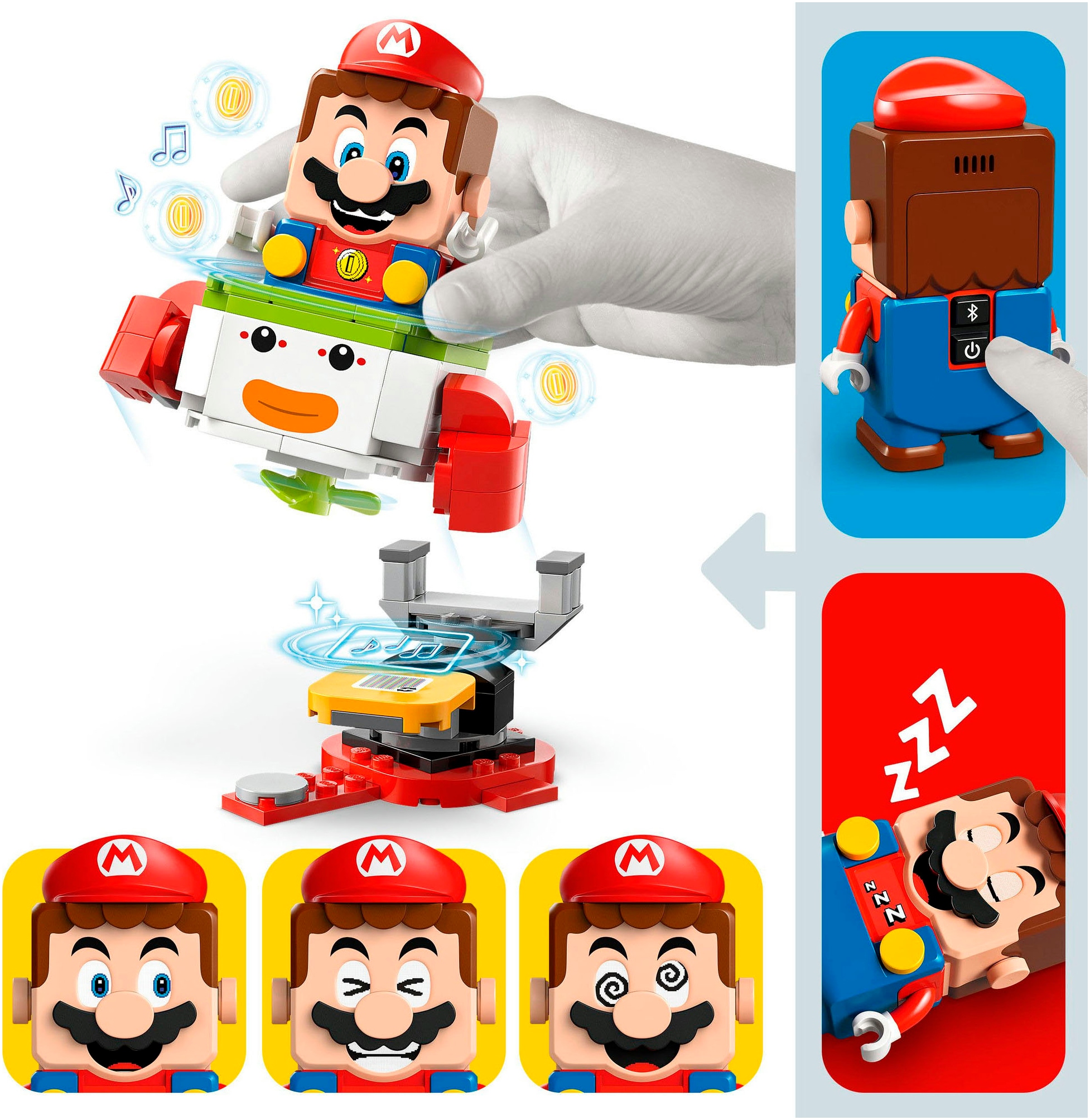 LEGO® Konstruktionsspielsteine »Abenteuer mit dem interaktiven LEGO® Mario™ (71439), LEGO Super Mario« Made in Europe