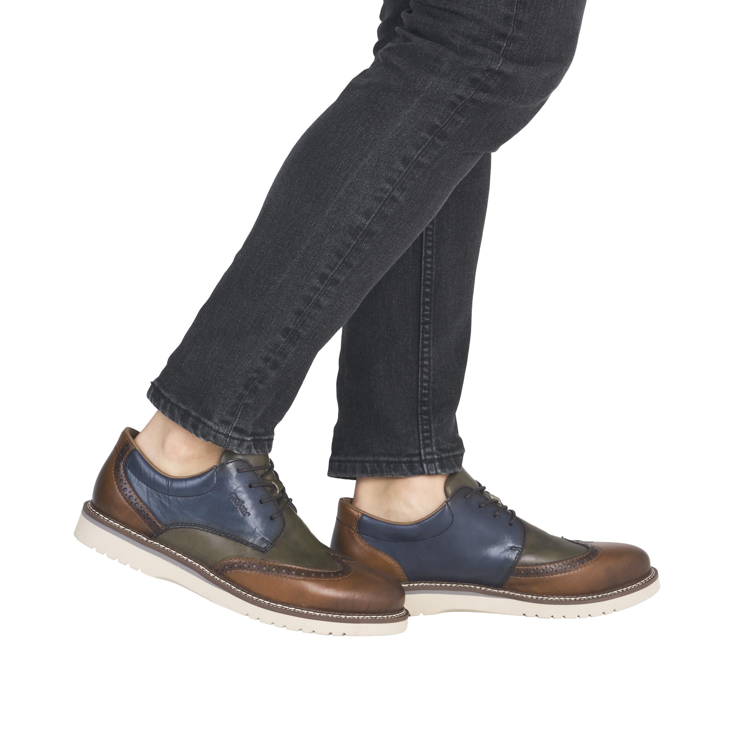 Rieker Chaussure à lacets  chaussure à lacets, chaussure business à lacets, perforations lyra, forme confortable