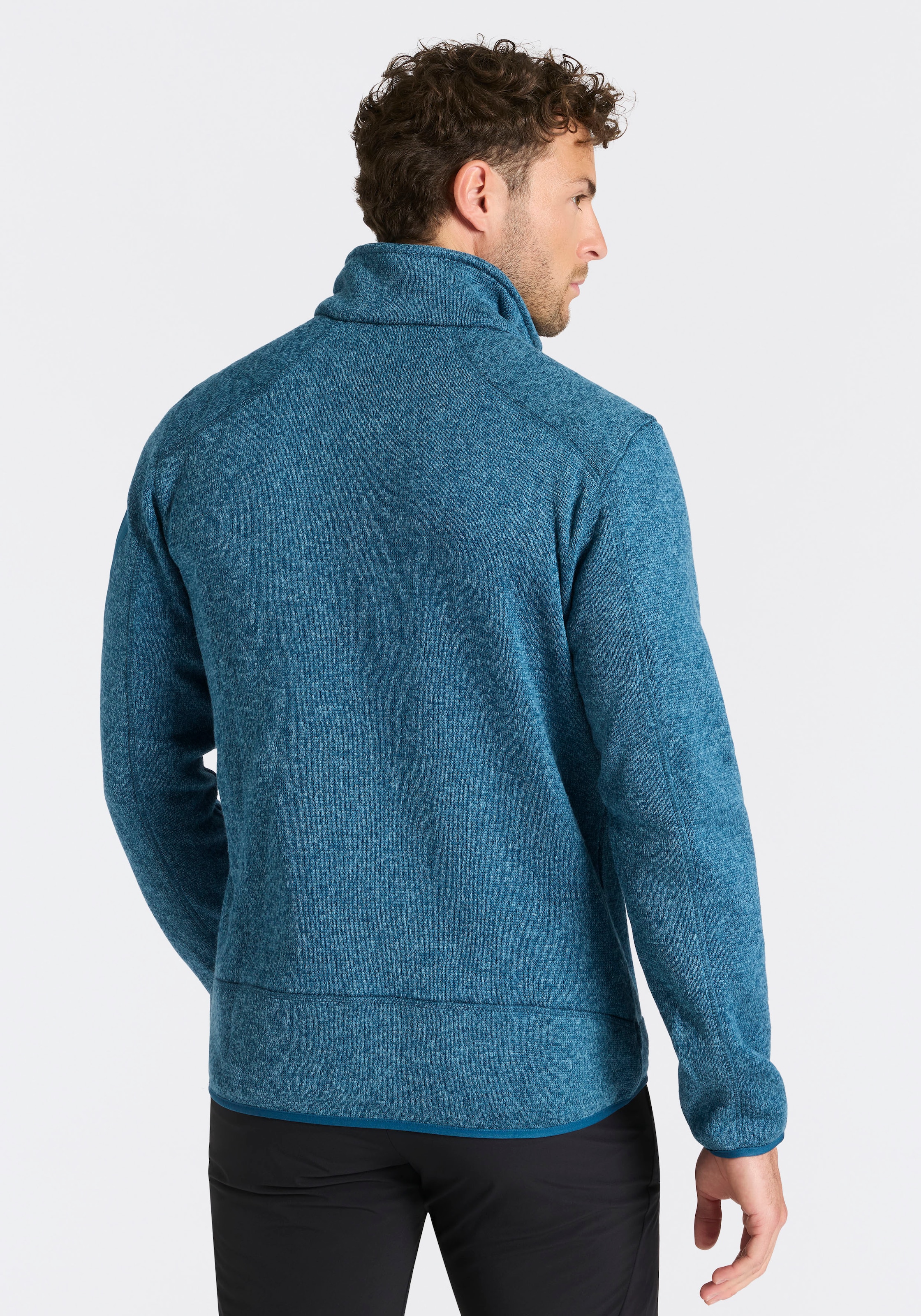 CMP Veste en laine polaire »MAN JACKET« sans capuche avec col haut, respirant, déperlant