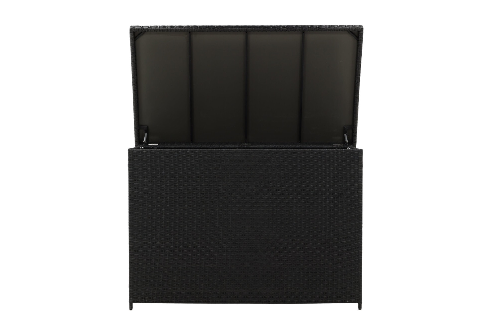 Venture Home Coffre »Amazon, geräumige Kissenbox 150 × 90 × 100 cm aus Korbgeflecht« Aufbewahrungsbox, UV-beständig, wetterfest, Stahlrahmen, geräumig
