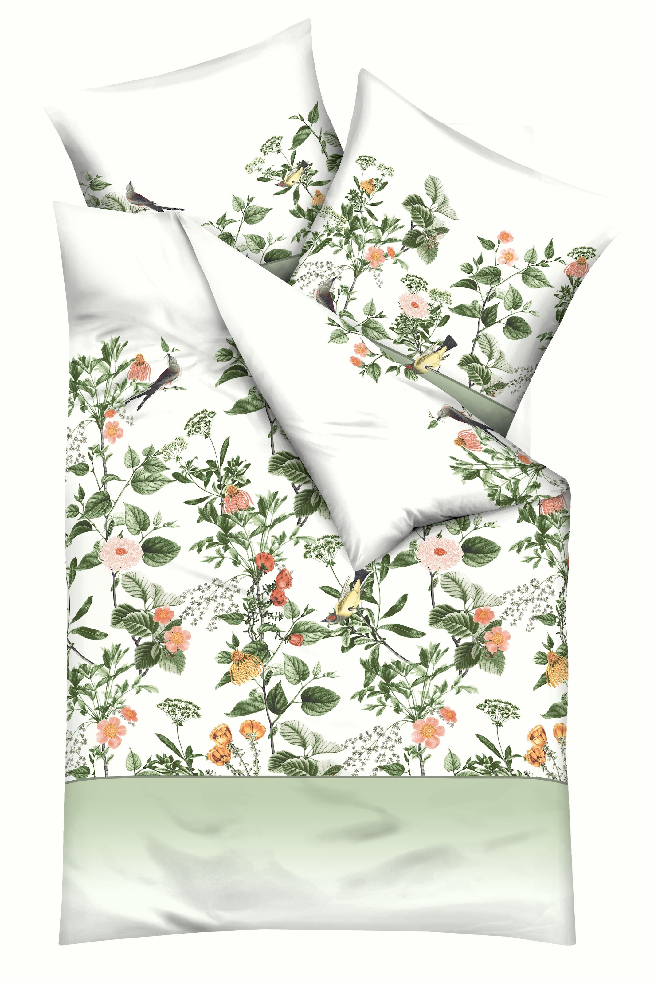 Kaeppel Linge de lit »Formosa« 2 cuis Avec fleurs