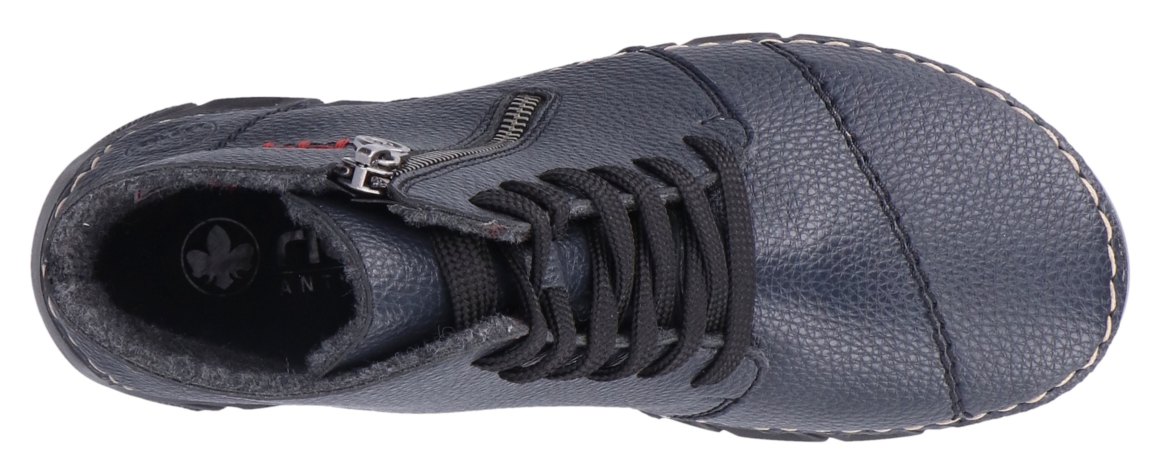 Rieker Schnürboots  Schnürstiefelette, Casual-Boots mit weicher Innensohle