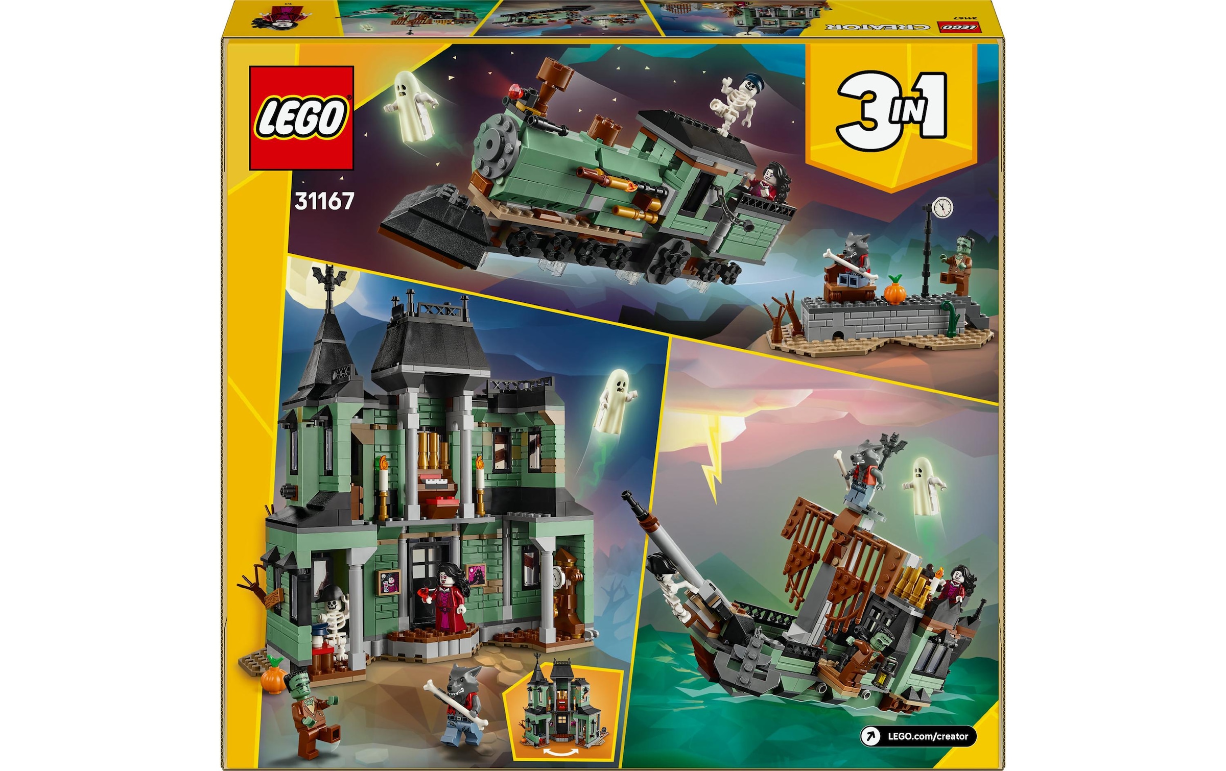 LEGO® Spielbausteine »LEGO® Creator Geisterhaus 31167«
