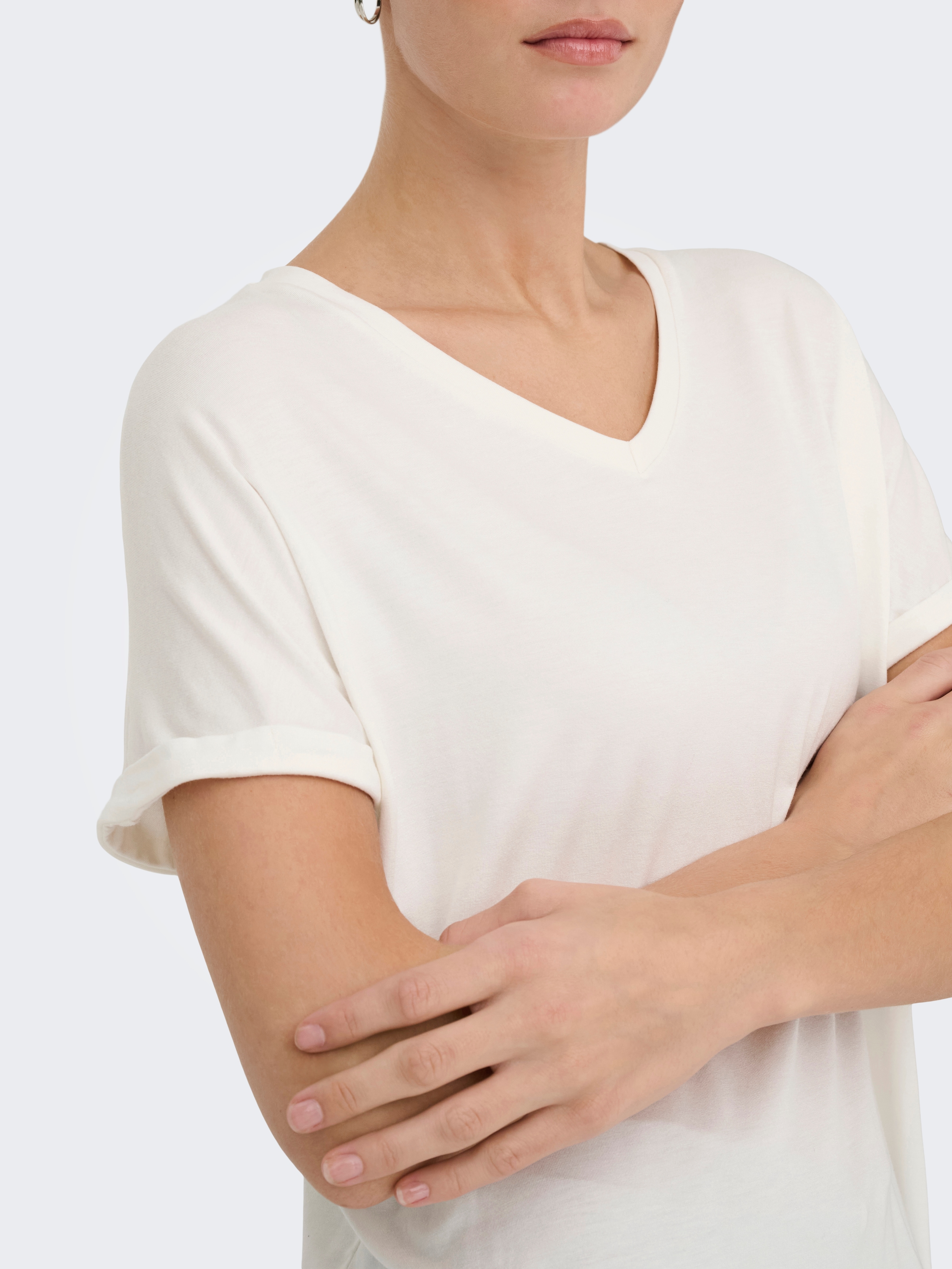 JDY T-Shirt »JDYSISSY S/S V-NECK TOP JRS DIA«