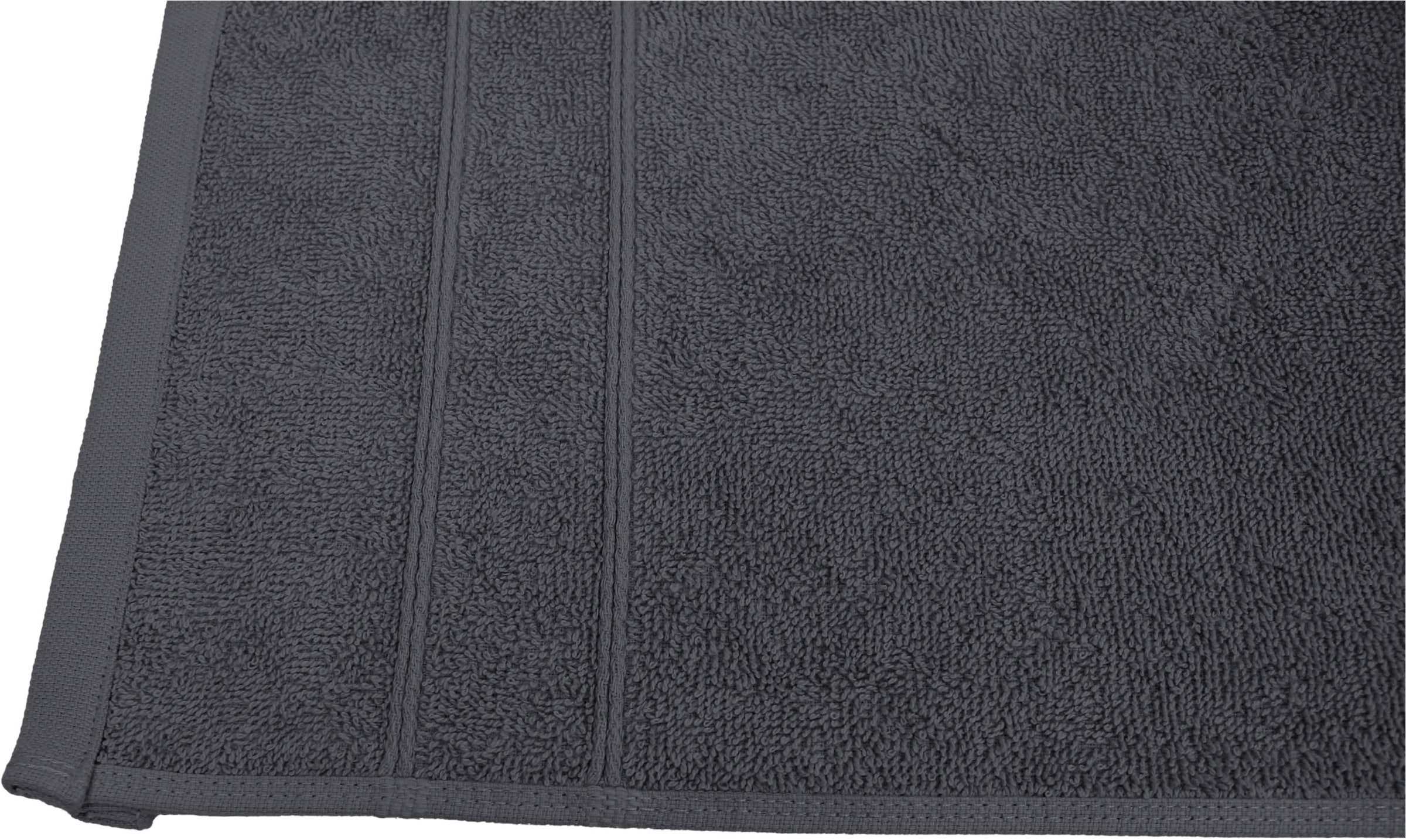 GOODproduct Set de serviettes »Inga, 3 Qualitäten, Duschtücher, Handtücher, Gästetücher, Seiftücher« 10 Frottee en feutre Serviettes avec bordure fine, 100% coton
