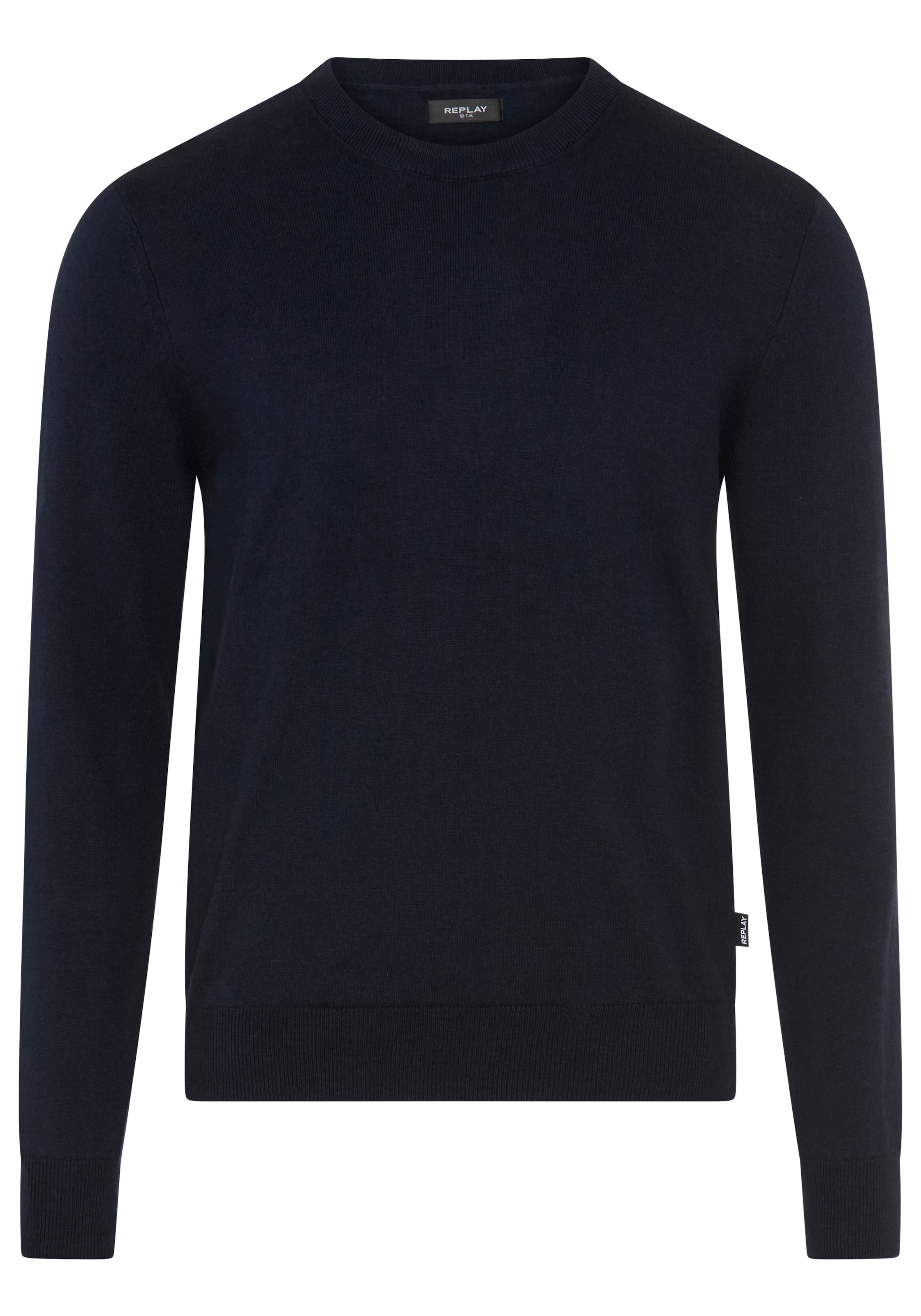 Replay Pull en tricot avec une part de cachemire, col rond