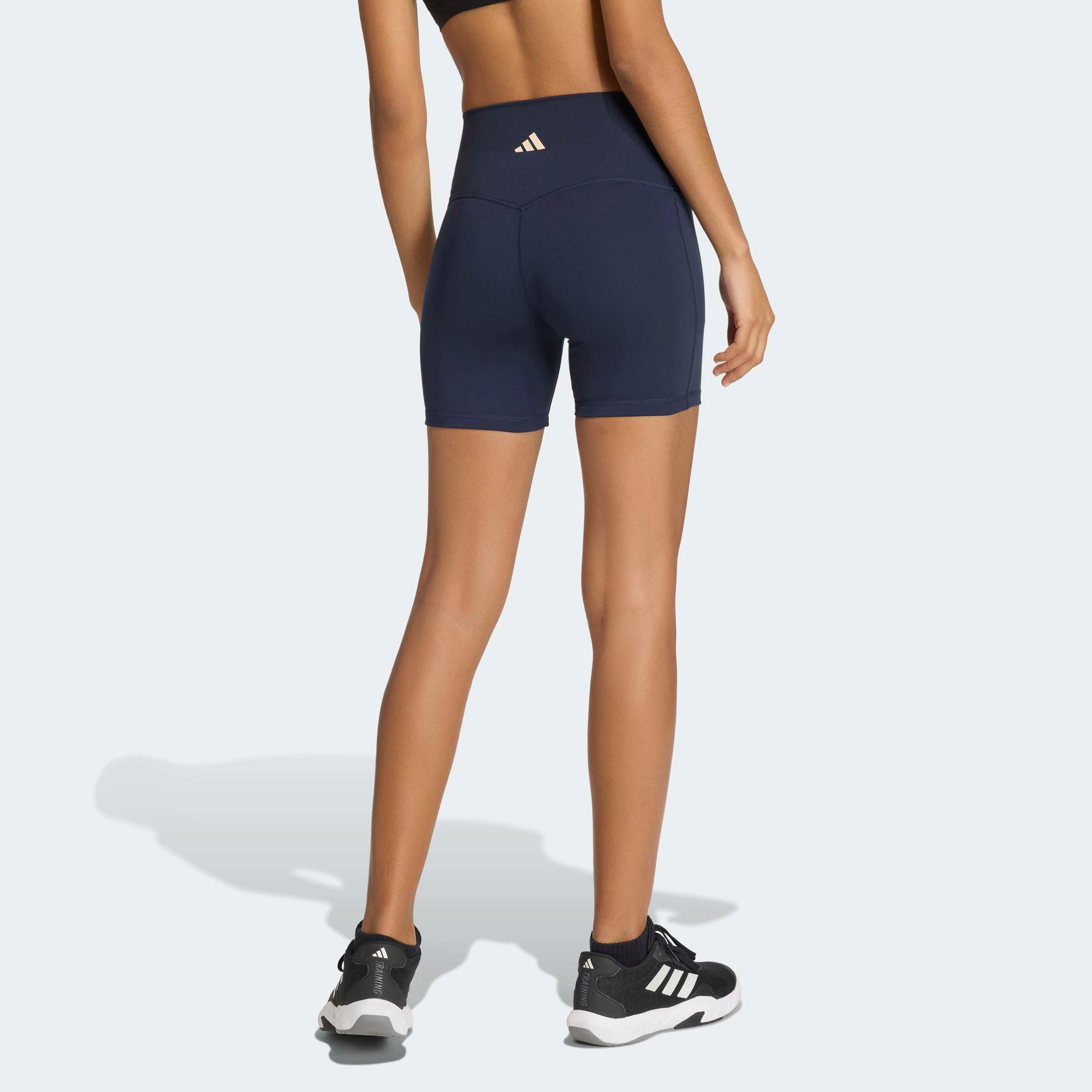 adidas Performance Short »3-STREIFEN STUDIO ALL ME BOOTY LEGGINGS, KURZ«