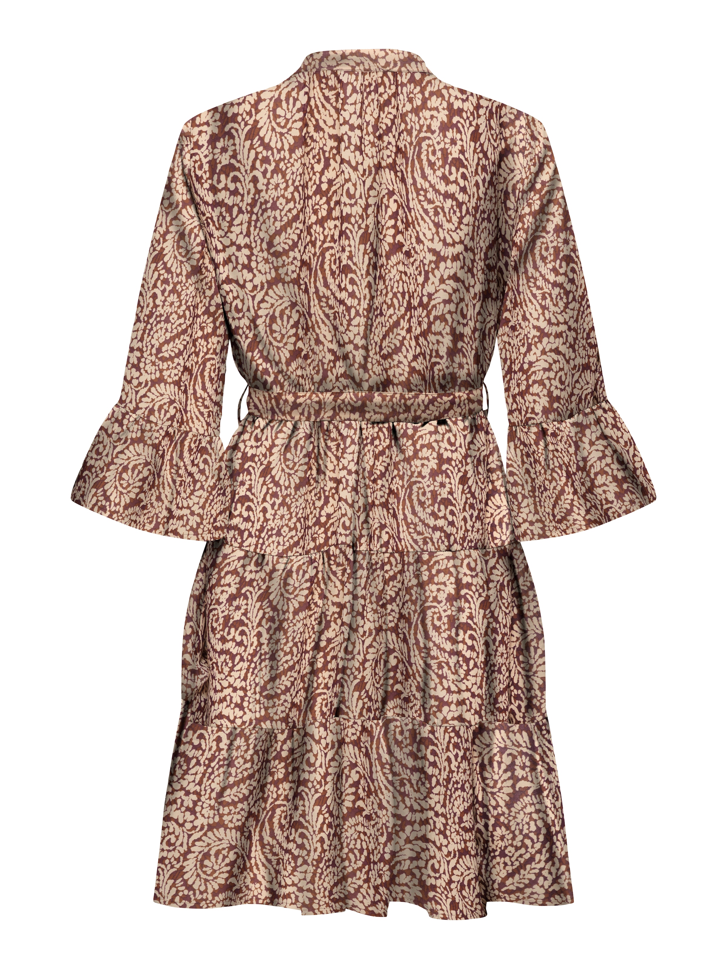 ONLY Robe tunique »ONLSINA LIFE 3/4 SHORT DRESS NOOS WVN« mit Volant
