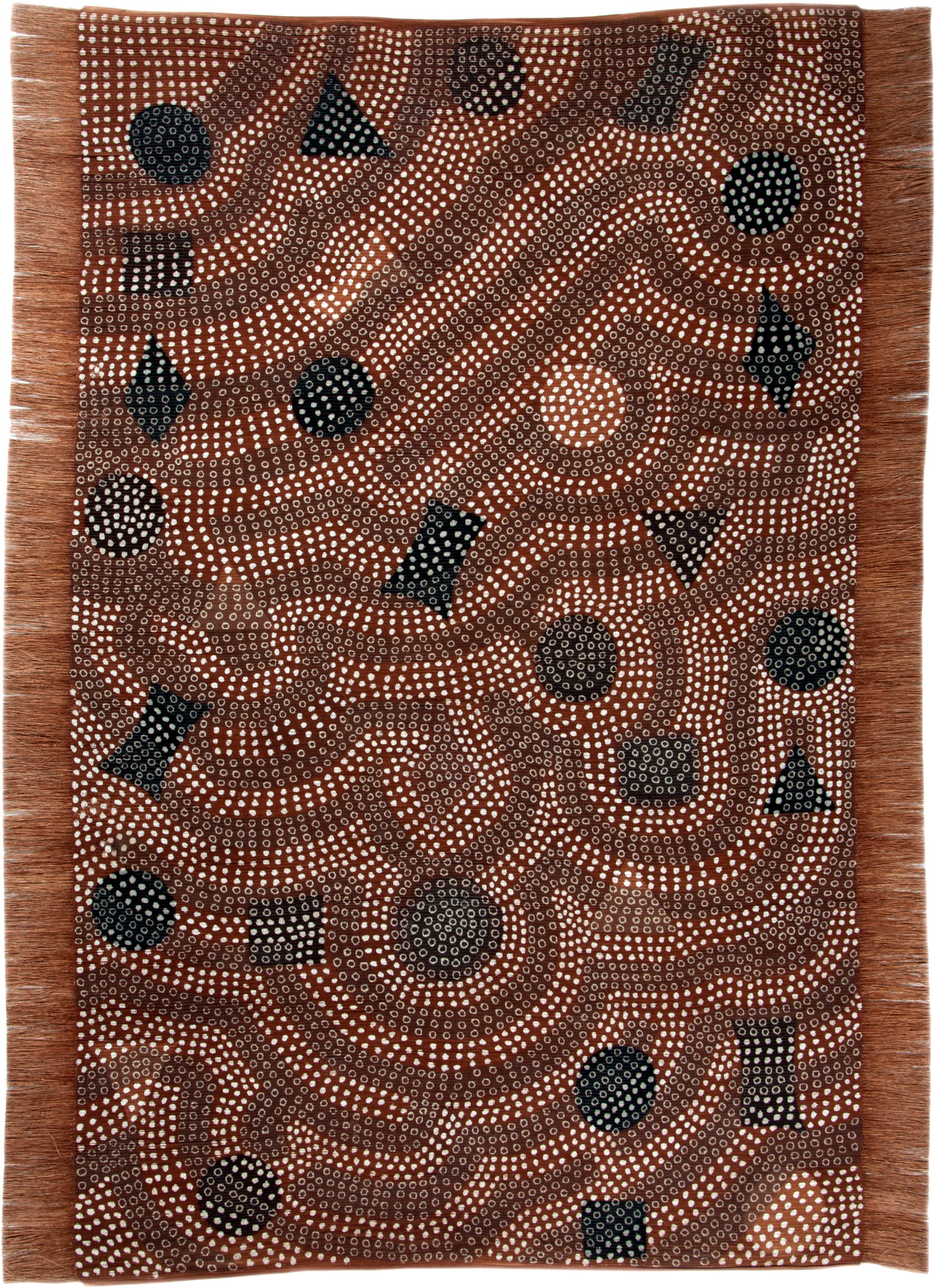 DIE HAUSKUNST Tapis »Dakan« Rectangulaire 4 mm Höhe Flachgewebe, handgewebt, mit Fransen