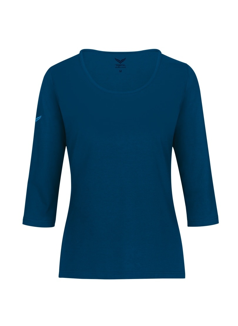 Trigema T-shirt »TRIGEMA 3/4 Arm Shirt aus Biobaumwolle« 1 cuis