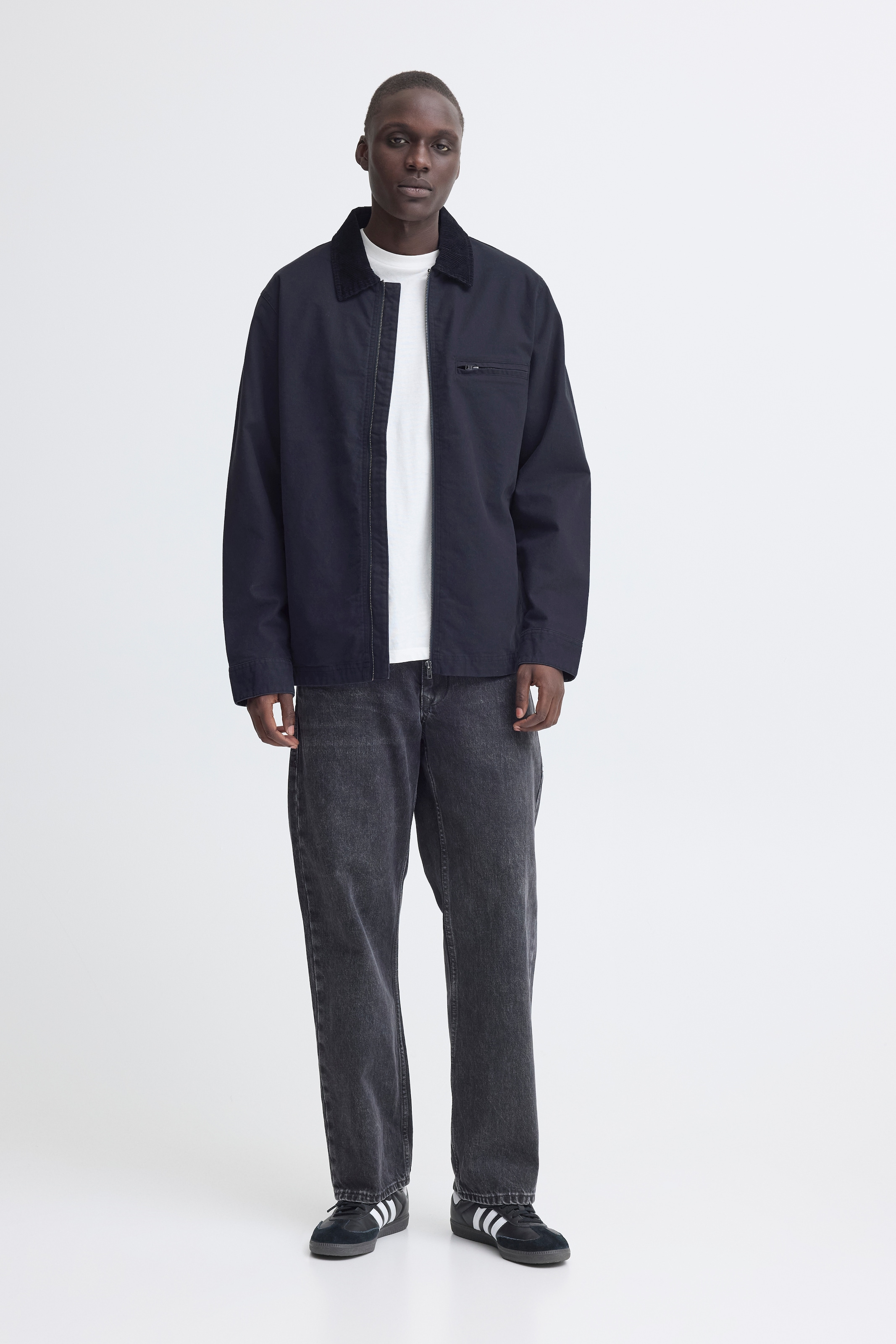Blend Veste d'extérieur »BHFONTANA JKT« sans capuche en coton, coupe Regular Fit, avec fermeture éclair