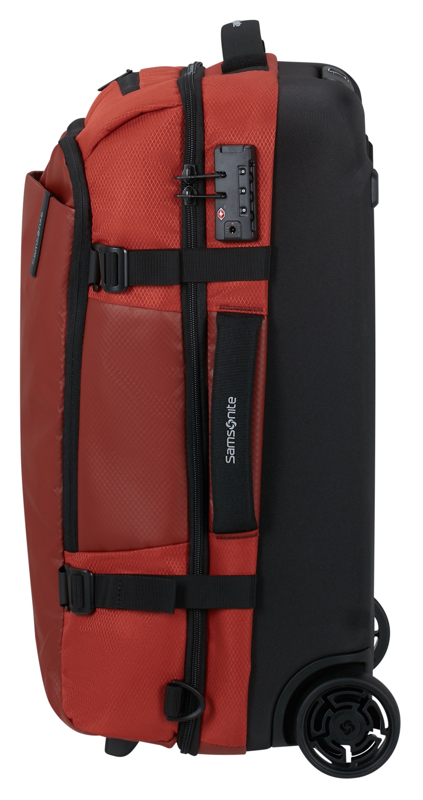 Samsonite Sac de voyage »ARMOX, 55 cm« duffle avec roulettes, serrure TSA, sangles de fixation, châssis trolley