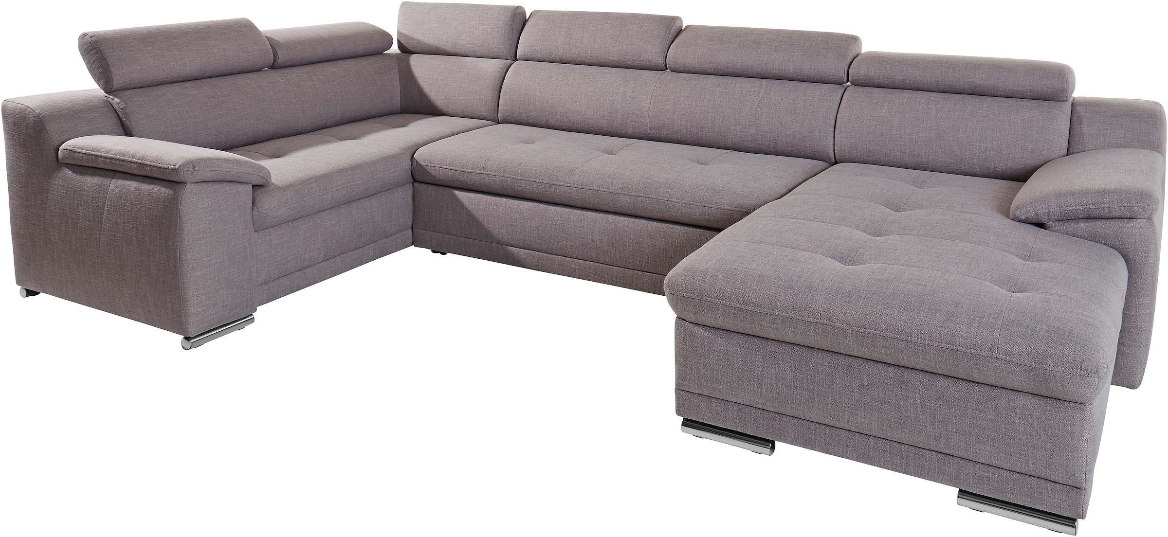 sit&more Paysage de salon »Top Andiamo U-Form« mit Kopfteilverstellung, wahlweise mit Bettfunktion