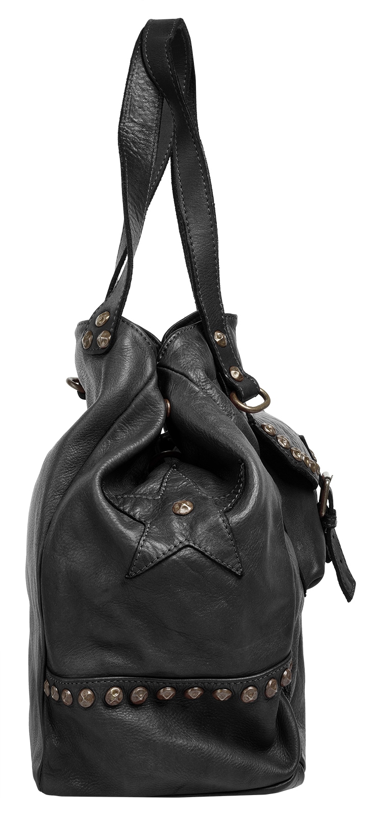 Samantha Look Shopper echt Leder, Made in Italy