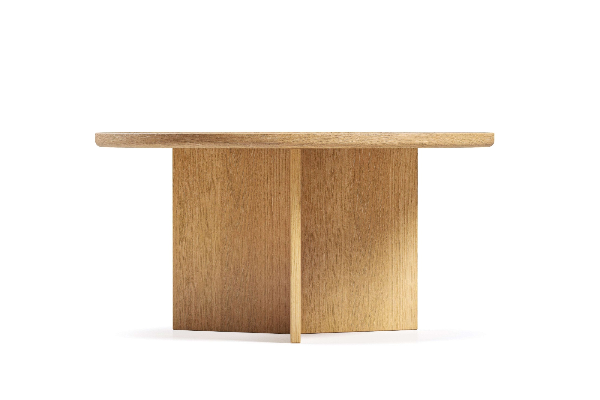 Woodman Table basse »Cala« ,  largeur 83 cm, ronde, plateau de table en chêne massif, certifié FSC®