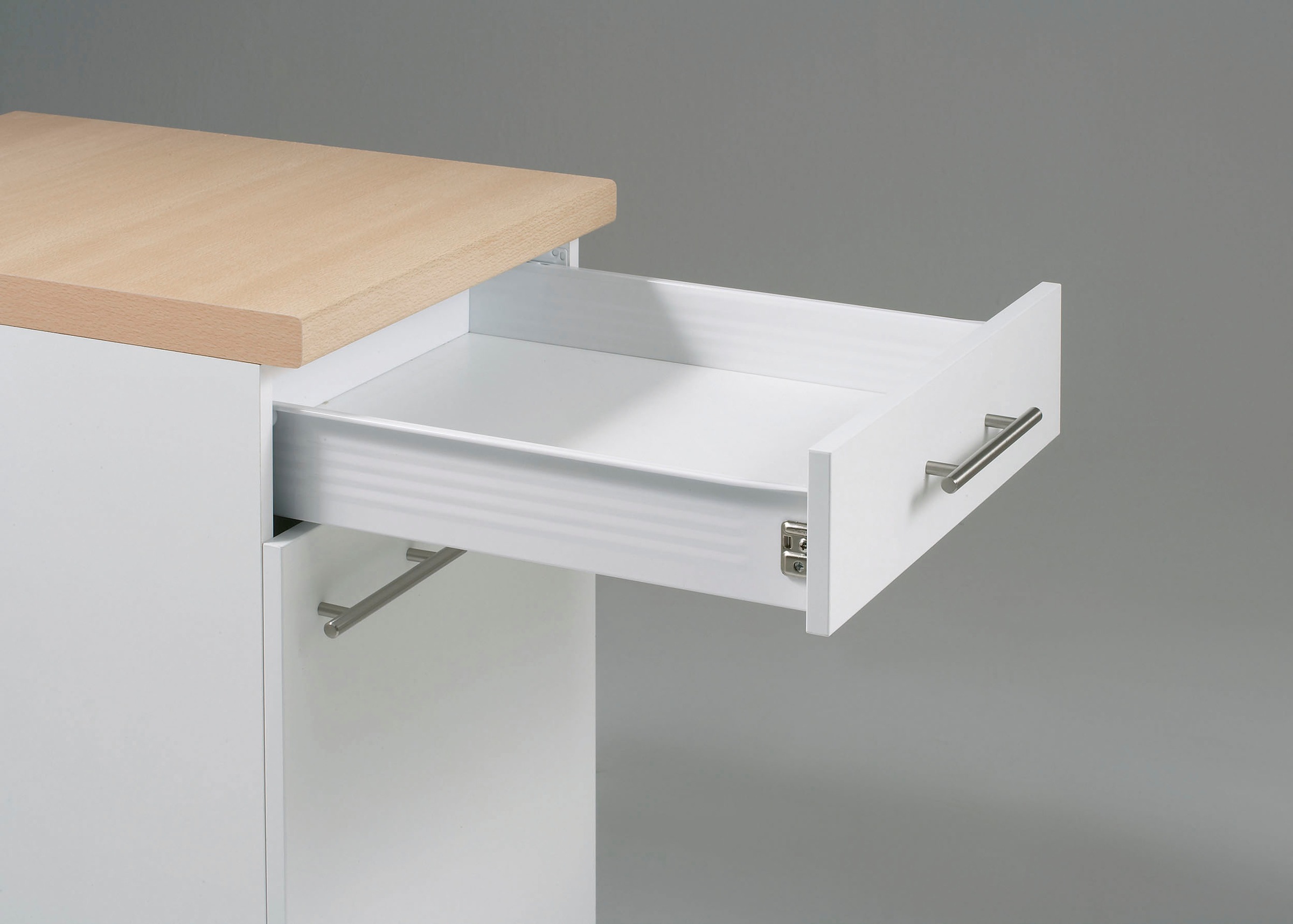 KOCHSTATION Kitchenette »KS-Sion« largeur 270 cm, montage rapide avec OPTIsnap, option appareils E