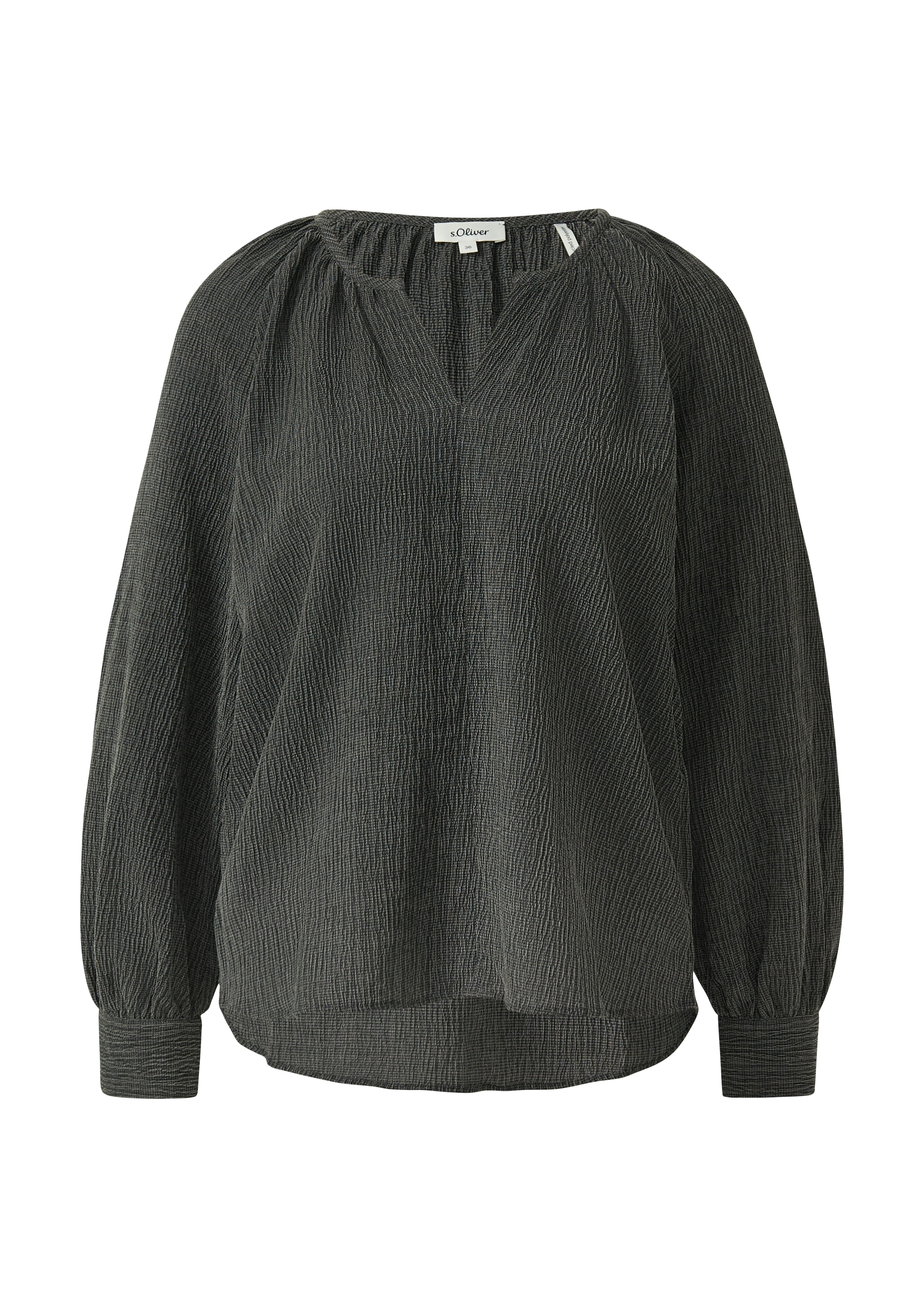 s.Oliver Blouse à manches longues mit Manschetten