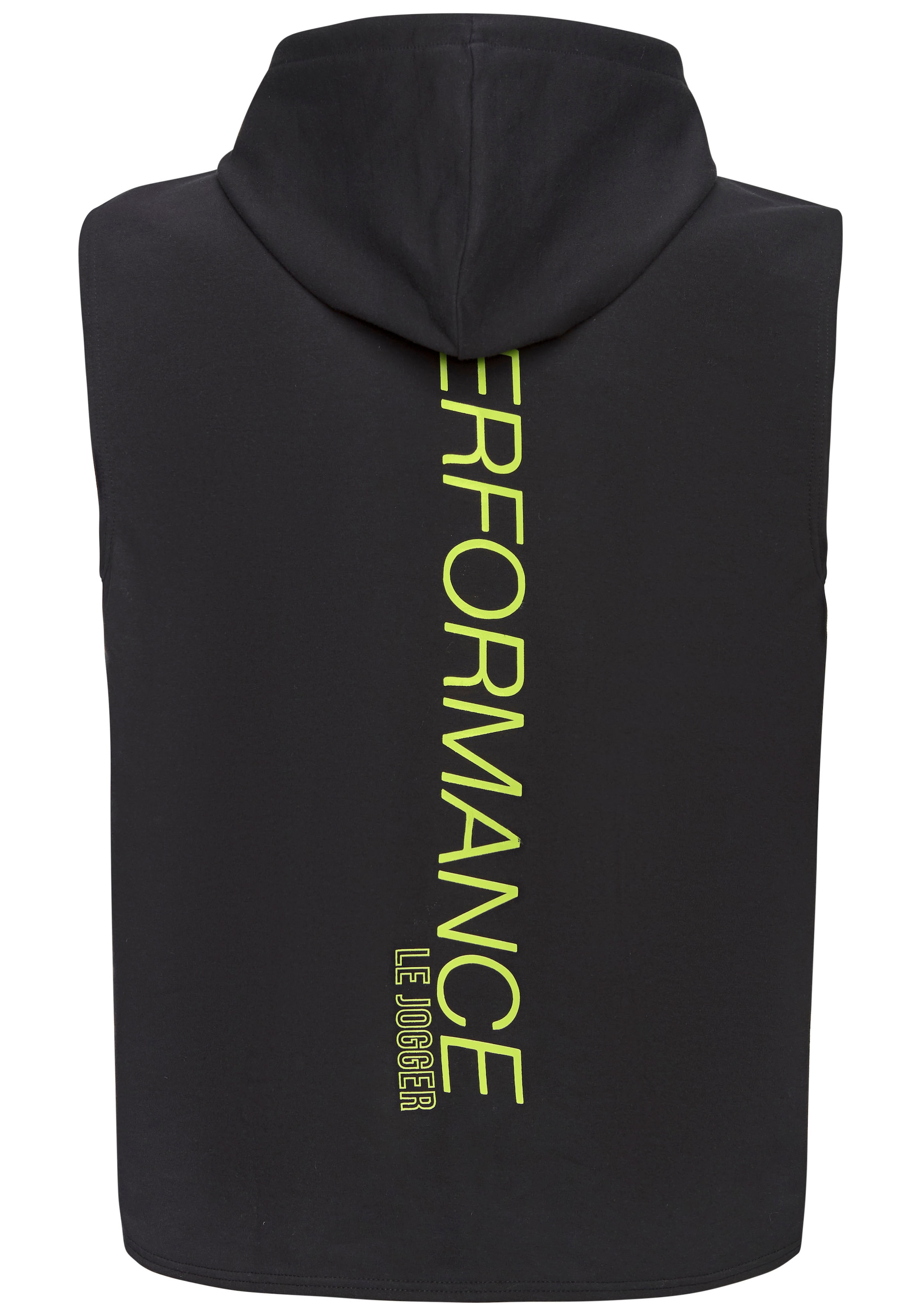 Le Jogger Performance Sweat à capuche , ohne Ärmel und mit kontrastfarbenen Details
