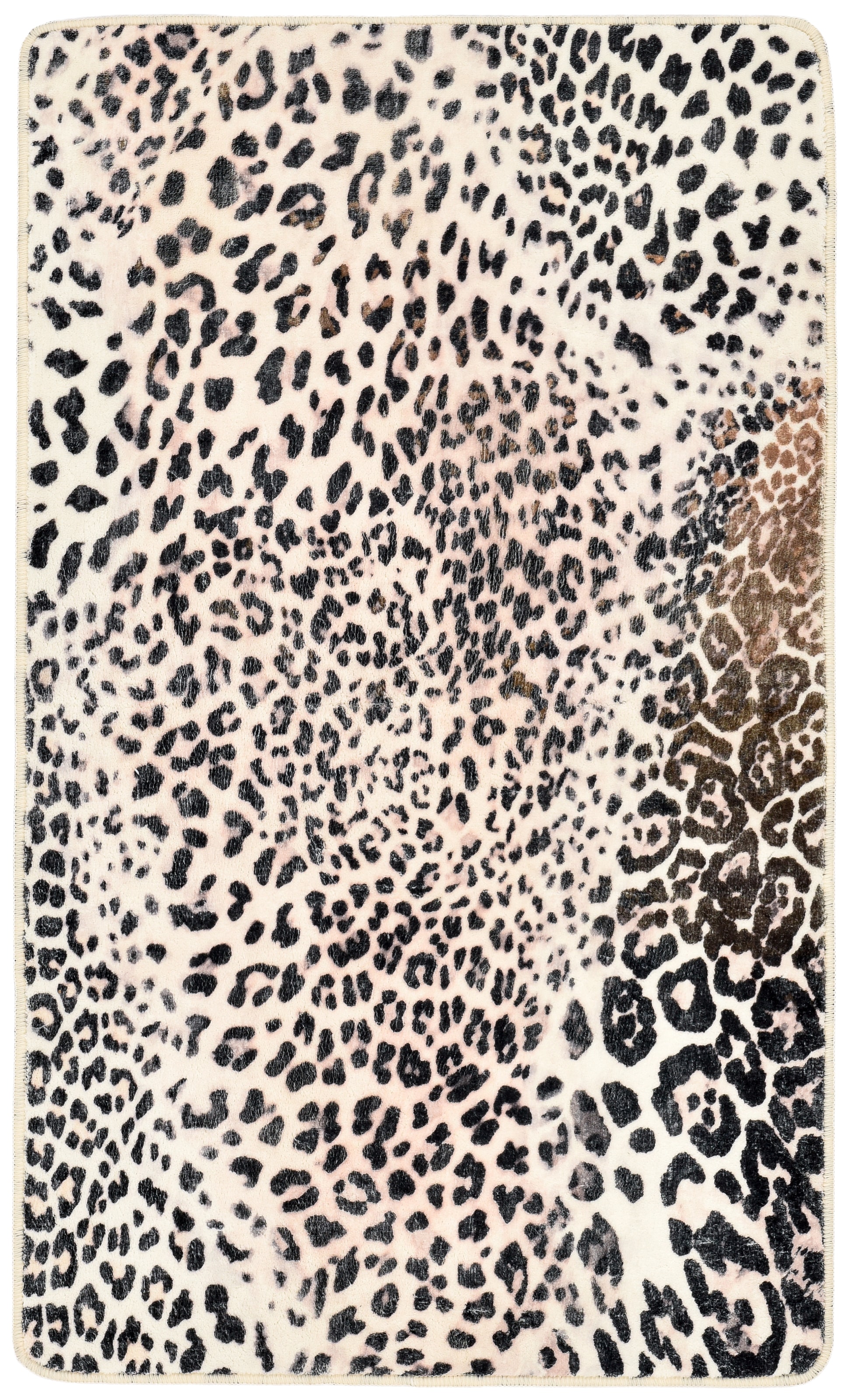 Gino Falcone Tapis de bain »Aquata GF-162, Badvorleger, Badezimmer Teppich« Höhe 5 mm Badteppich, bedruckt, Leopardenmuster, rechteckig