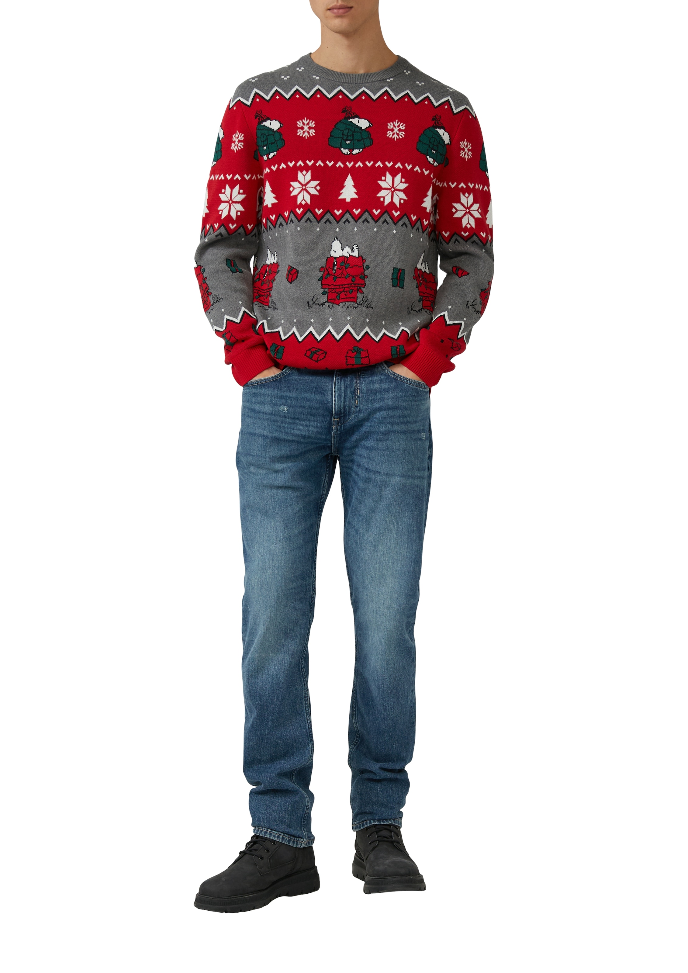 s.Oliver Pull de Noël , mit Peanuts®-Motiv
