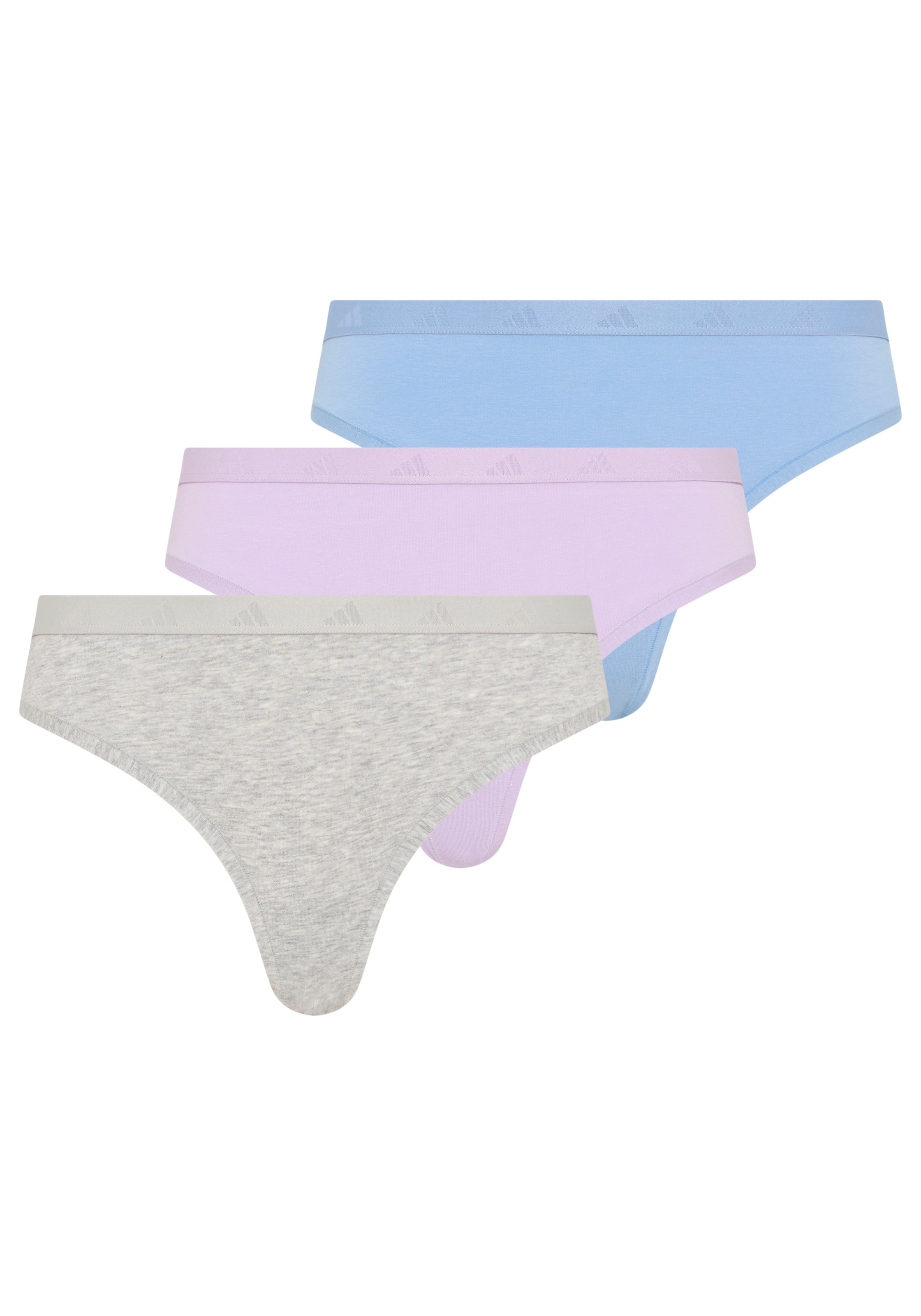 adidas Sportswear Tanga »Active Essentials Cotton« doux, confortable, ajusté, basique, respirant, avec ceinture logo, mélange coton