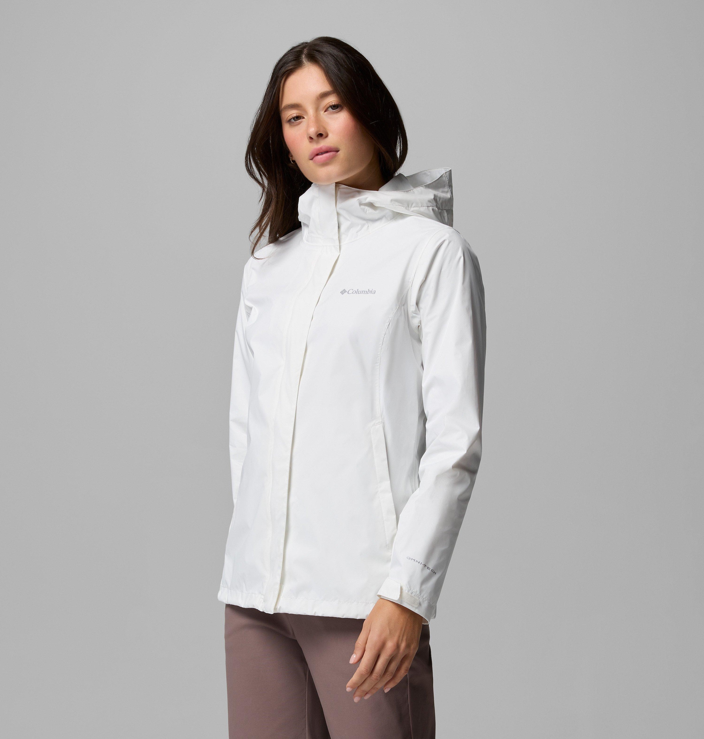 Columbia Veste de pluie »Arcadia II Jacket« étanche, coupe-vent, avec fermeture éclair, en nylon et polyester