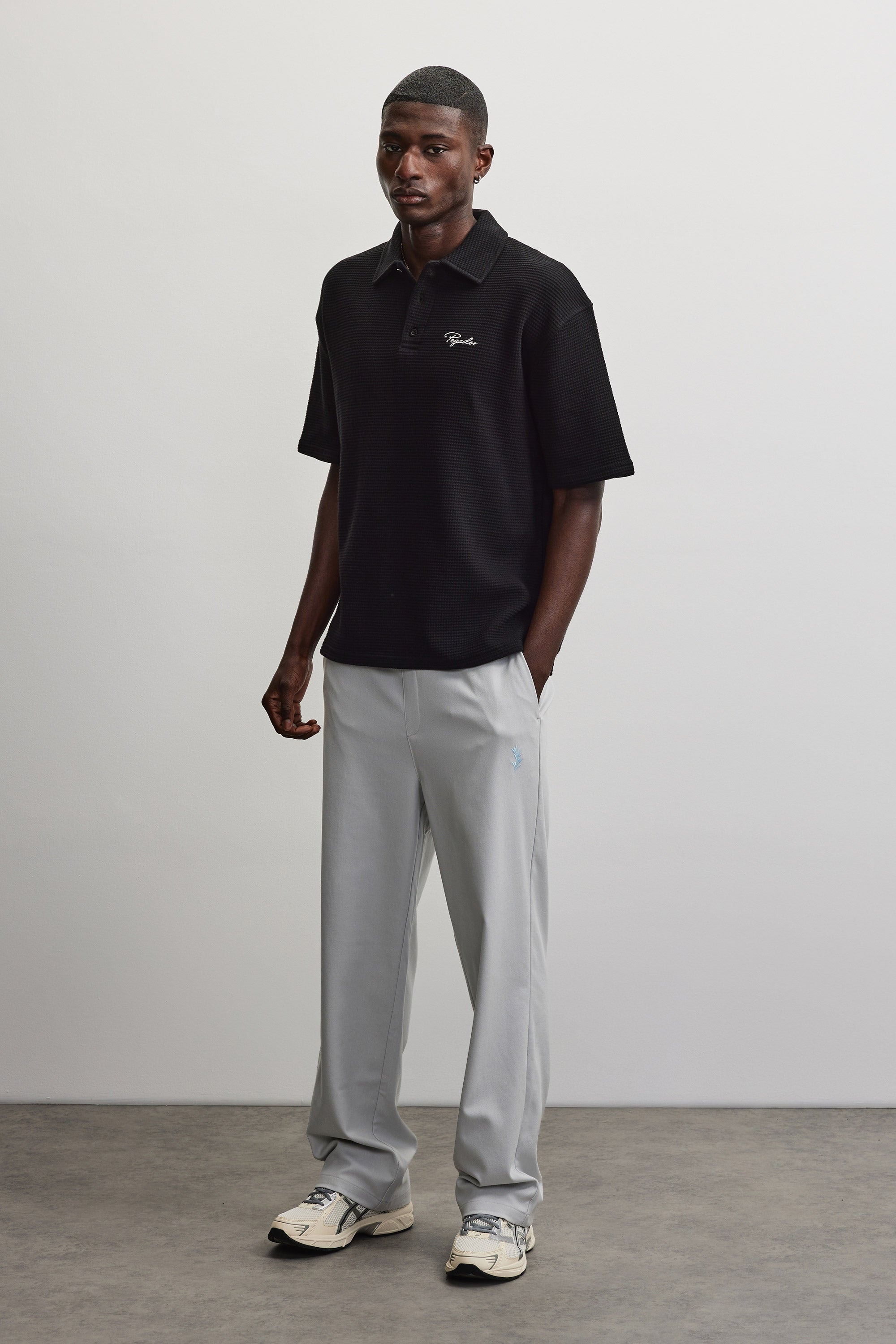 PEGADOR Polo »SIGNAR WAFFLE POLO SHIRT«