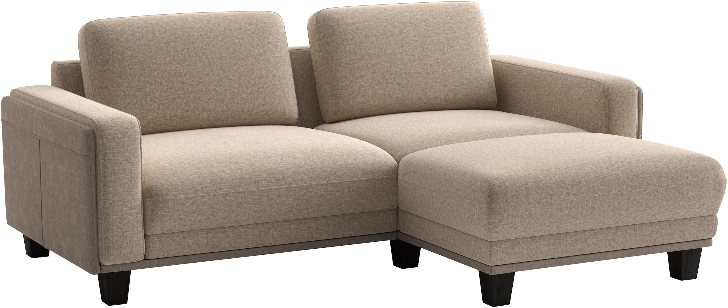 sit&more Ecksofa »Concept« Modernes Sofa in drei Fussfarben zur Auswahl