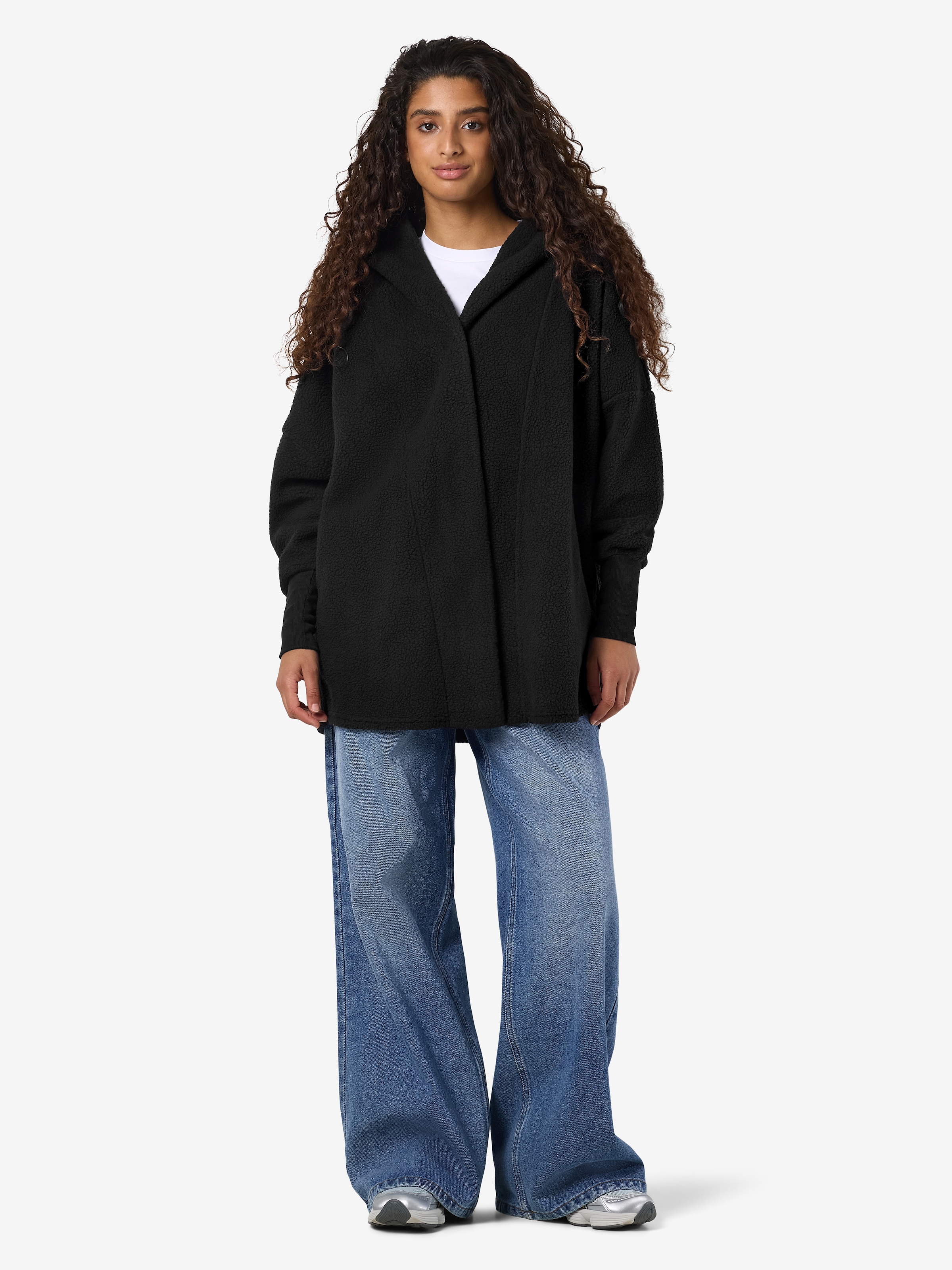 Noisy may Sweat à capuche »NMCOZY L/S LONG SHACKET W HOOD JRS NOOS«