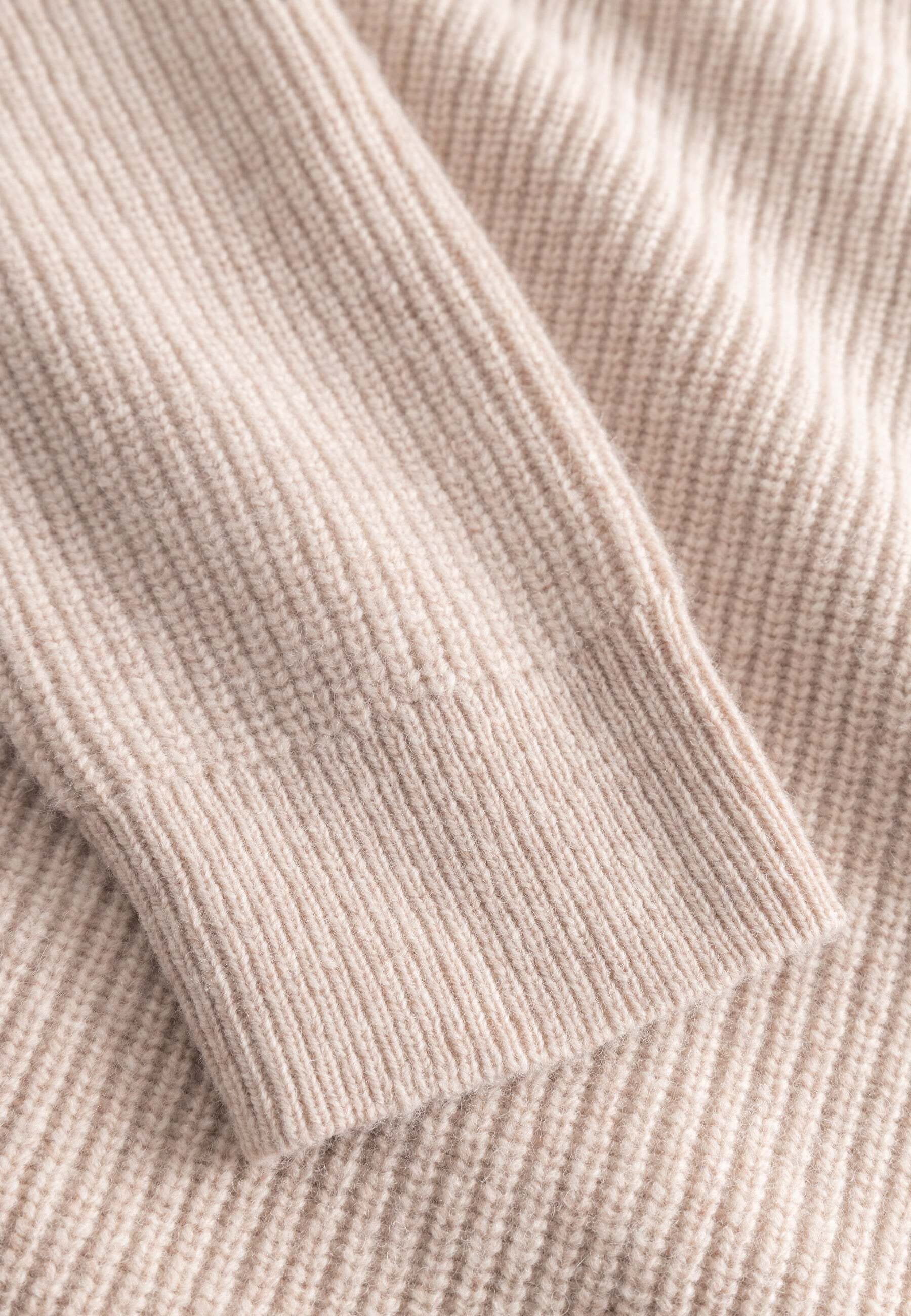 colours & sons Strickpullover »colours & sons Pullover Half-Zip-Lambswool«