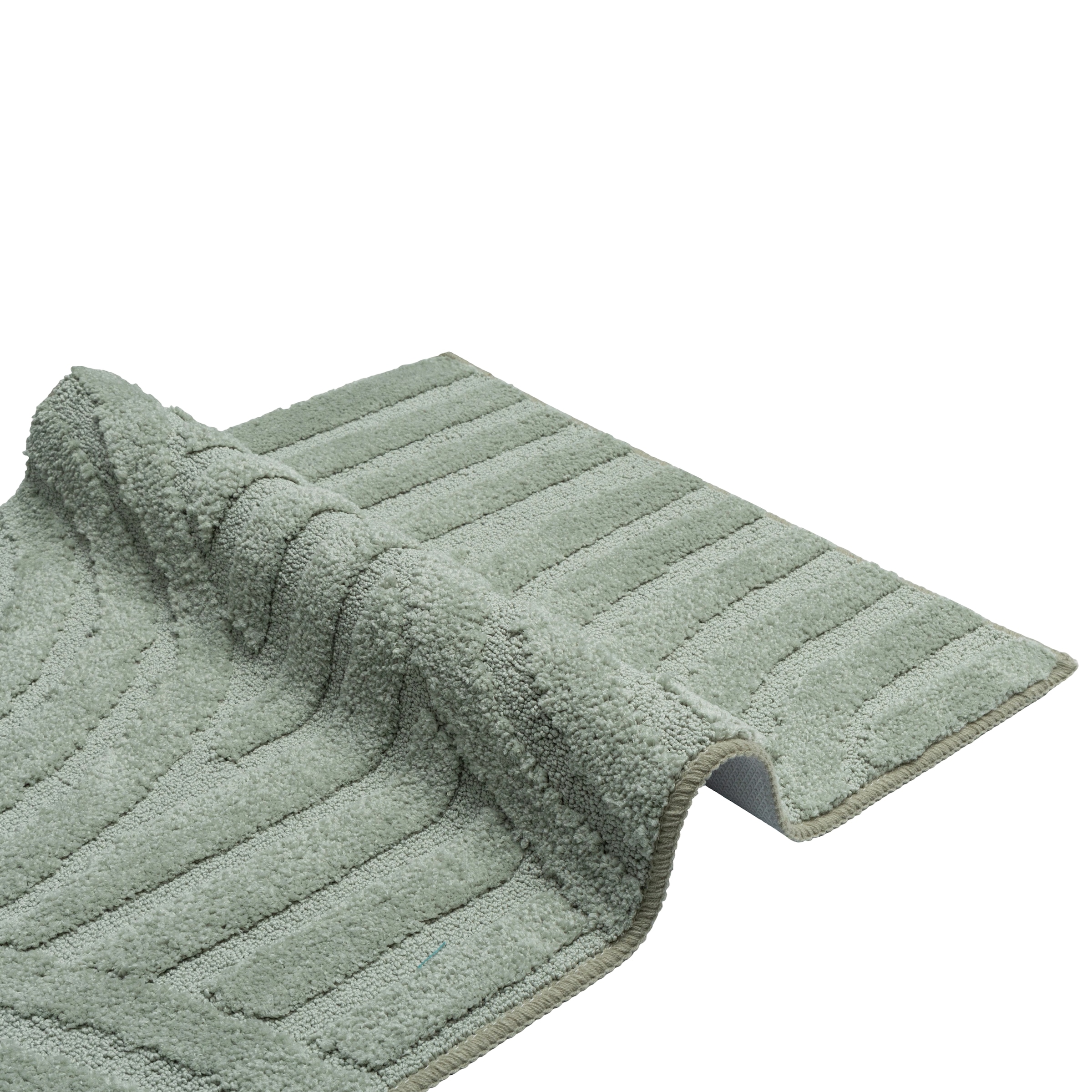 GOODproduct Tapis de bain »Regona Scandi, Badvorleger, Badezimmer Teppich, Duschvorleger« Höhe 10 mm revêtement antidérapant Résistant Tapis de bain, couleurs unies, effet relief, motif moderne, Zen