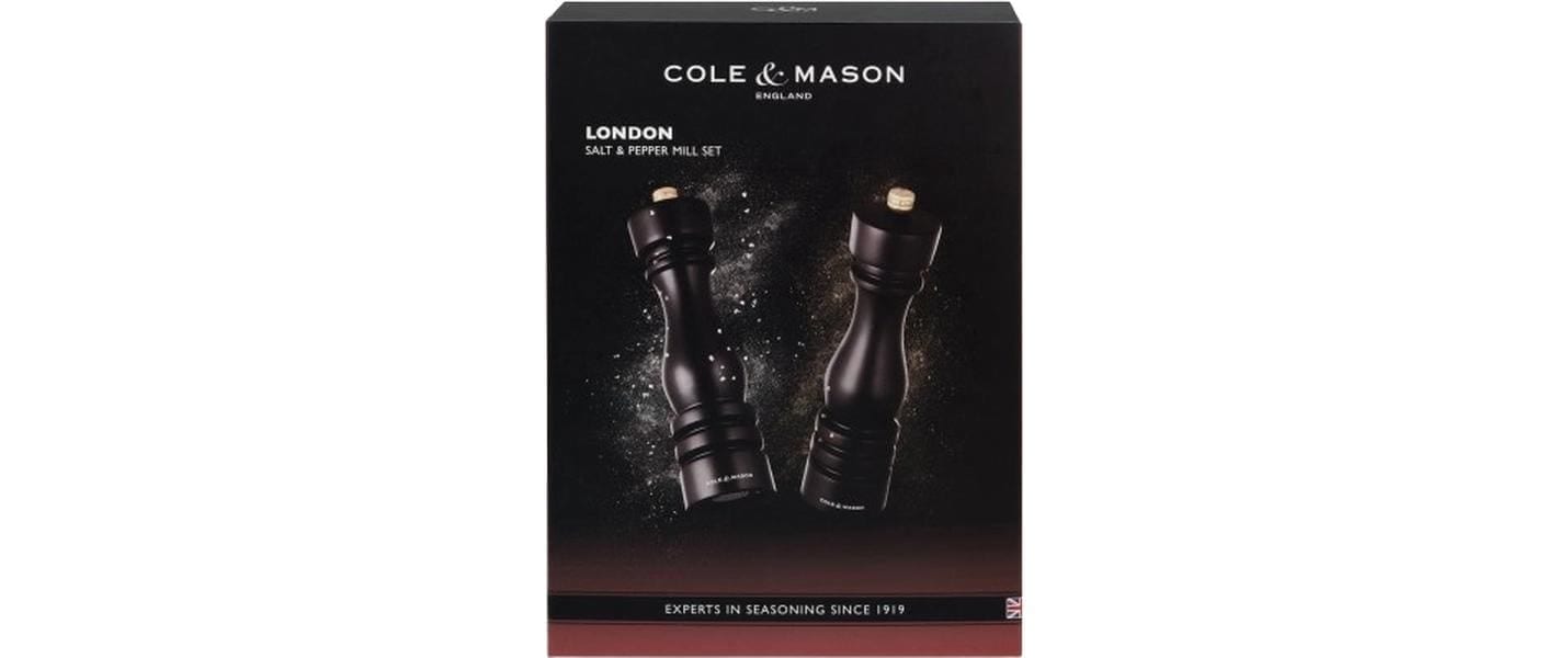 Cole & Mason Salz-/Pfeffermühle »London 2 x 18 cm«